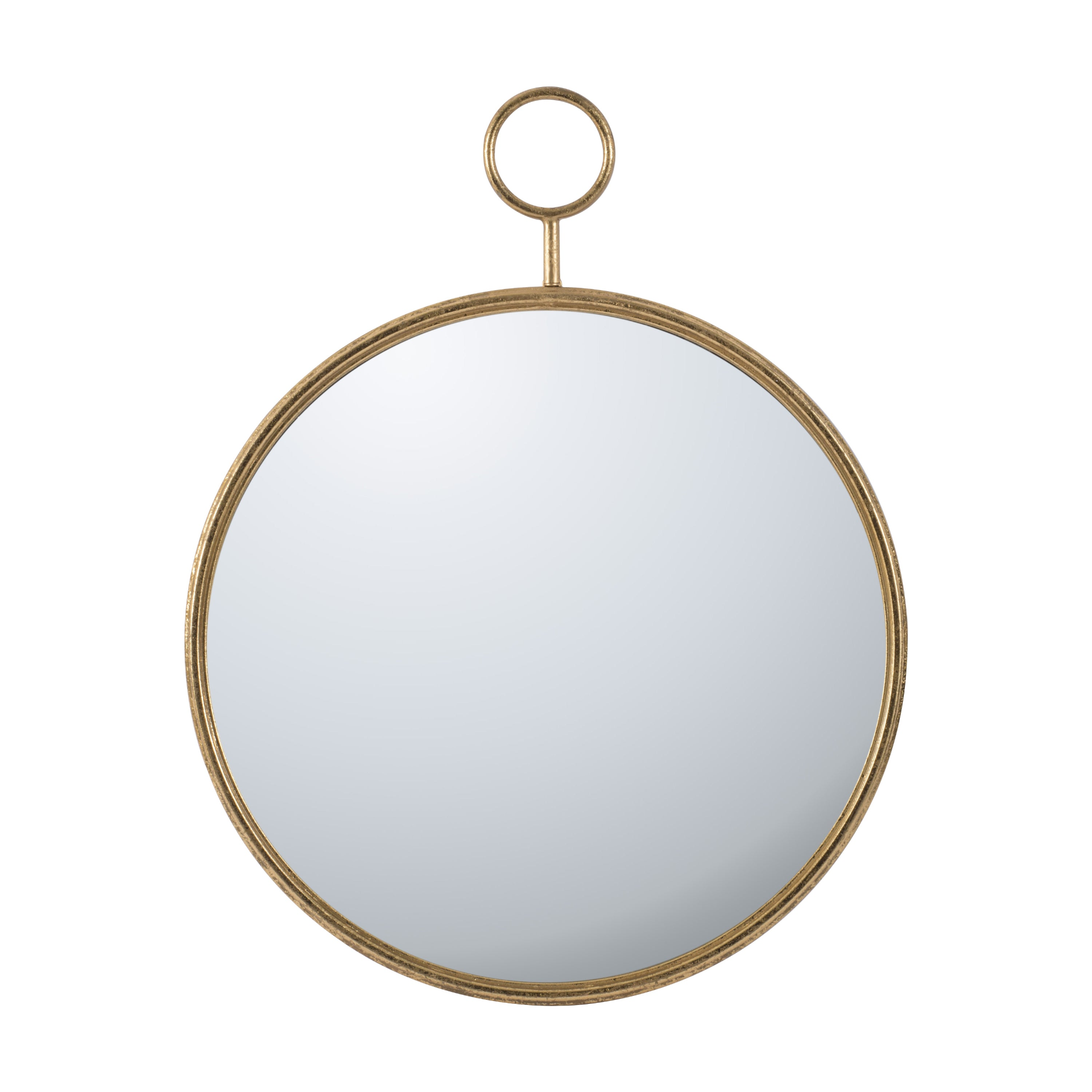 Wall mirror | Circle Wall Mirror with Gold Metal Frame, Accent Mirror for Living Room, Entryway, Office | casafoyer.myshopify.com