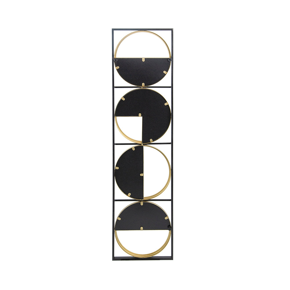 Wall mirror | Eclectic Styling Metal Beaded Black Wall Mirror with Contemporary Design for Bedroom,Liveroom & Entryway | casafoyer.myshopify.com