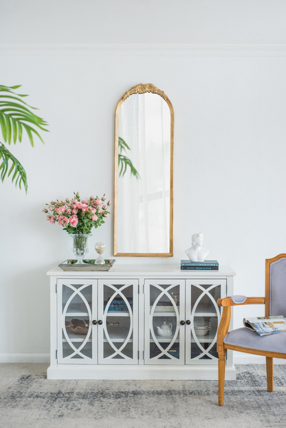 Wall mirror | Wood Floor Mirror, Full Body Mirror Dressing Make up Mirror for Bathroom Bedroom Living Room | casafoyer.myshopify.com