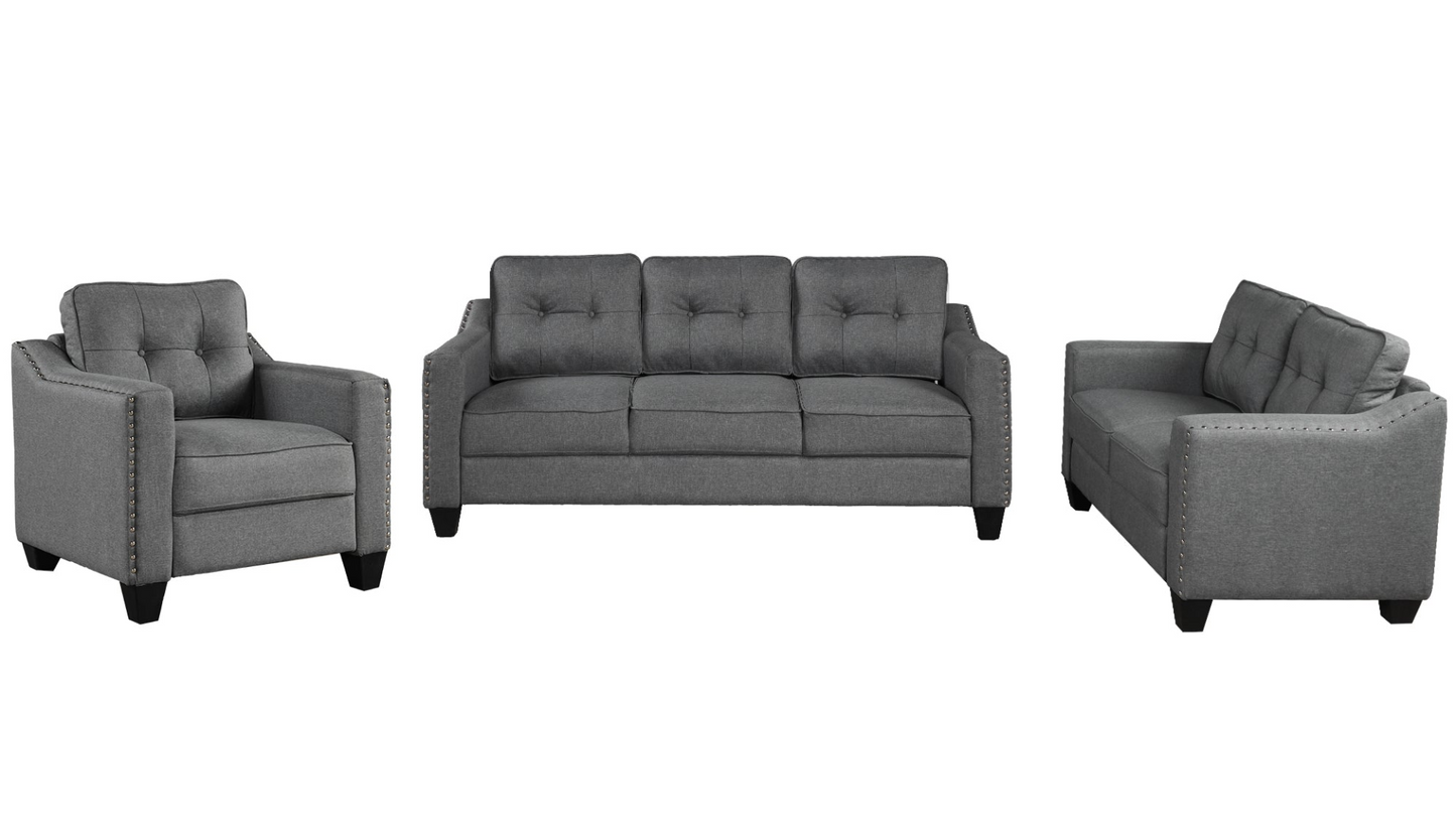 Sofa & Chair sets | 3 Piece Living Room Set with tufted cushions. | casafoyer.myshopify.com