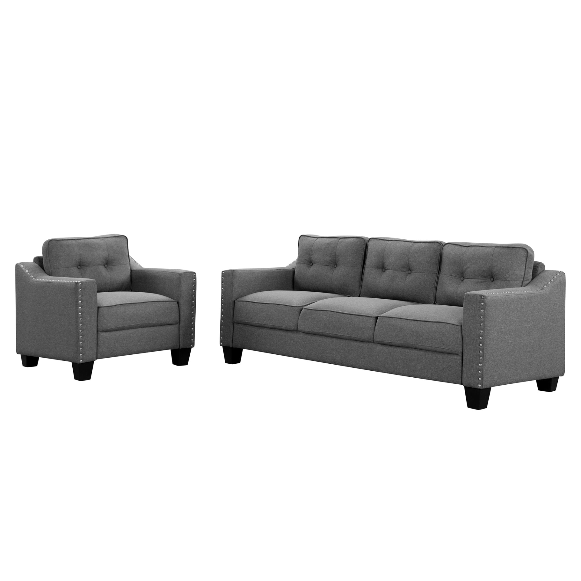 Sofa & Chair sets | 3 Piece Living Room Set with tufted cushions. | casafoyer.myshopify.com