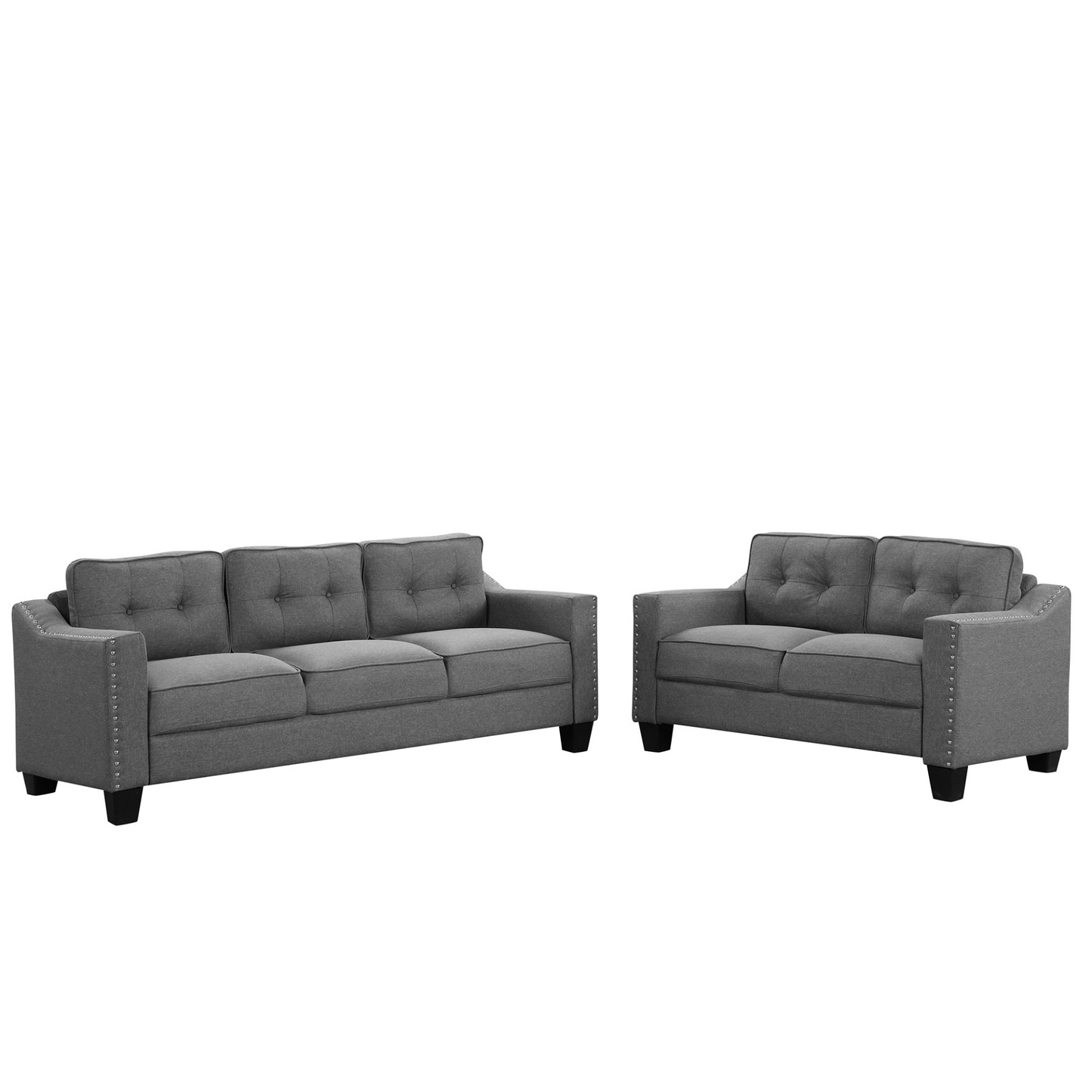 Sofa & Chair sets | 3 Piece Living Room Set with tufted cushions. | casafoyer.myshopify.com