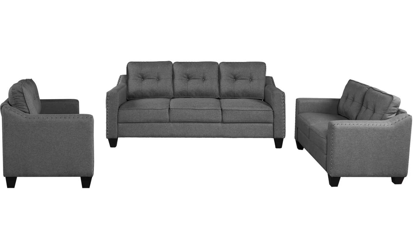 Sofa & Chair sets | 3 Piece Living Room Set with tufted cushions. | casafoyer.myshopify.com