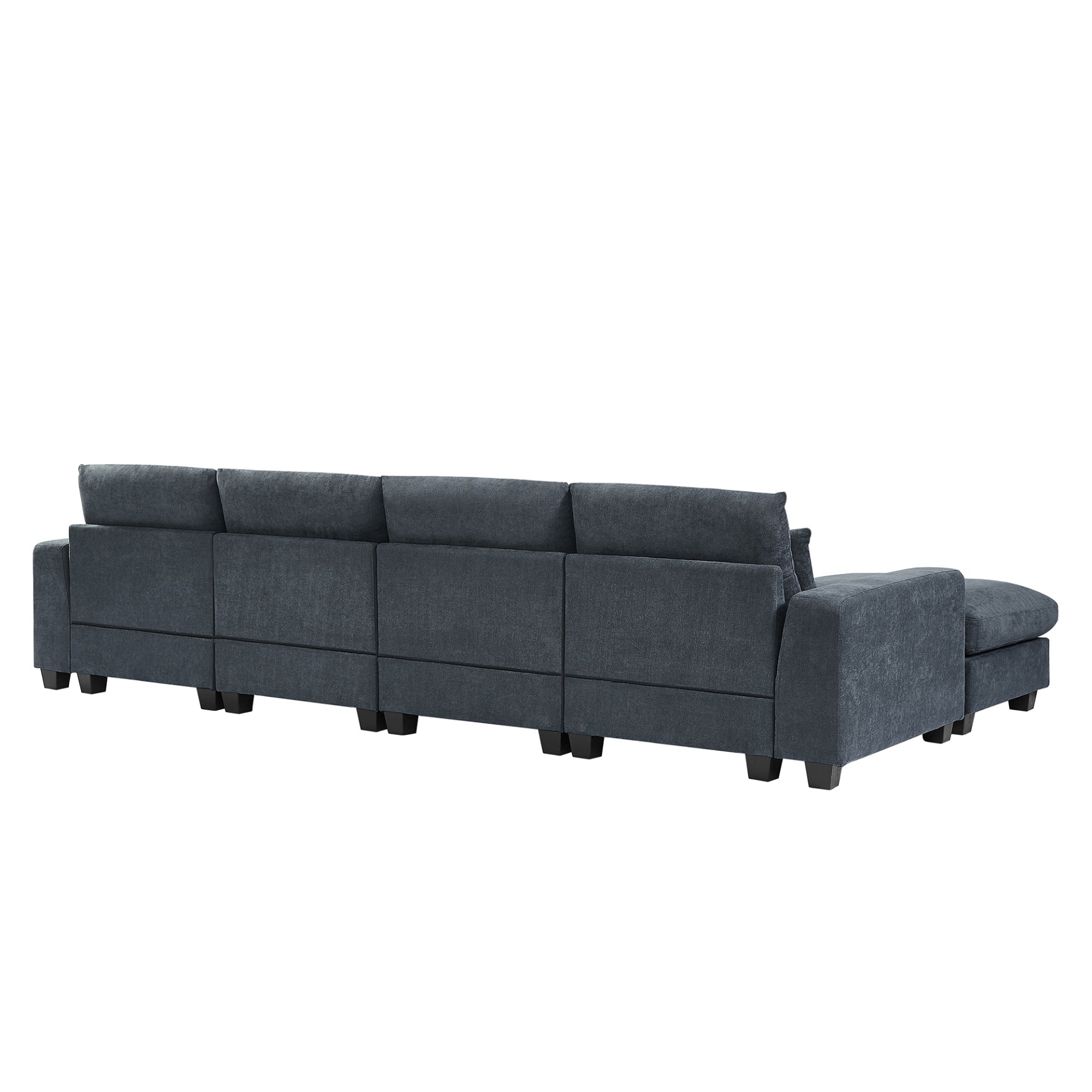 Sofa & Chair sets | Modern Large L-Shape Feather Filled Sectional Sofa,  Convertible Sofa Couch with Reversible Chaise for Living Room | casafoyer.myshopify.com