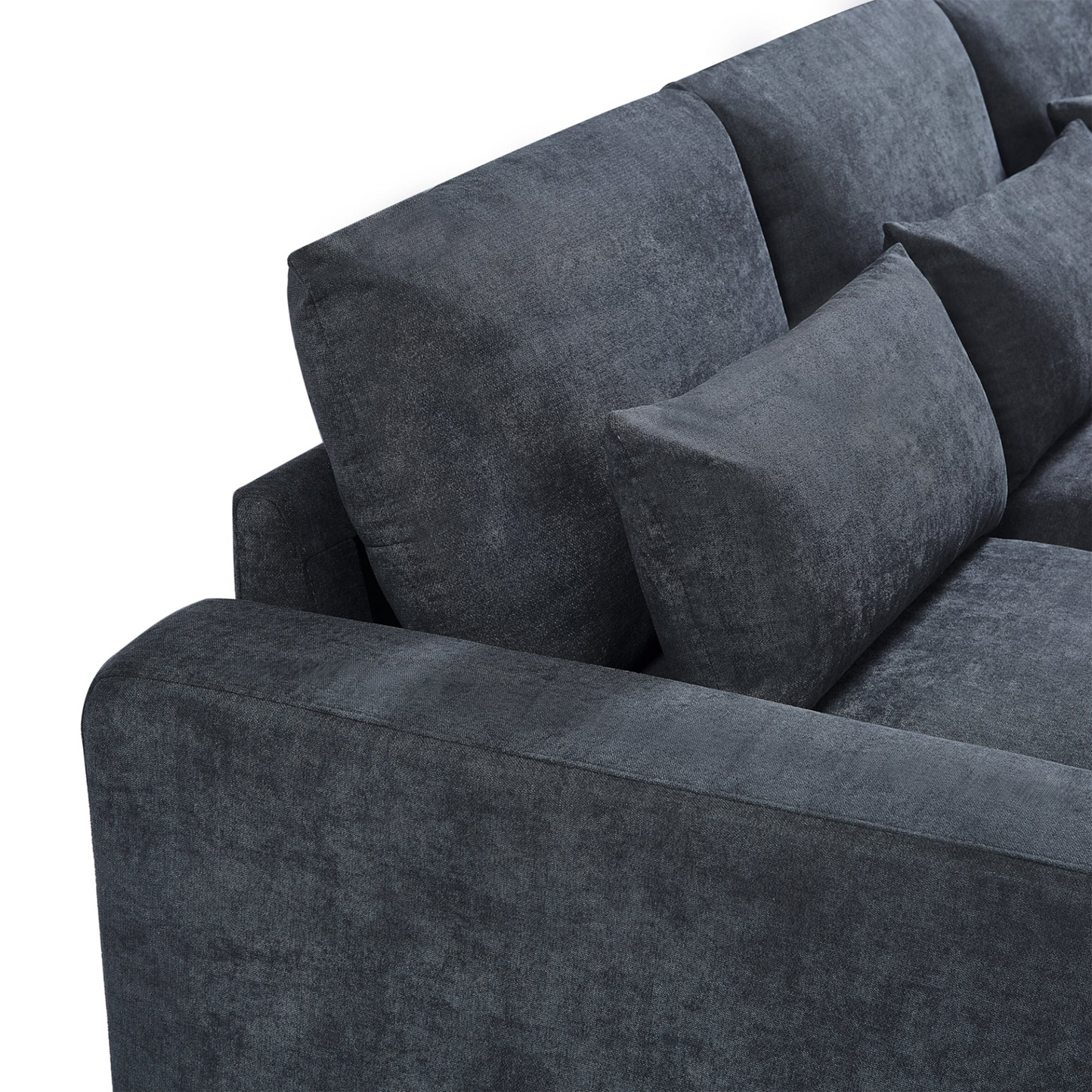 Sofa & Chair sets | Modern Large L-Shape Feather Filled Sectional Sofa,  Convertible Sofa Couch with Reversible Chaise for Living Room | casafoyer.myshopify.com