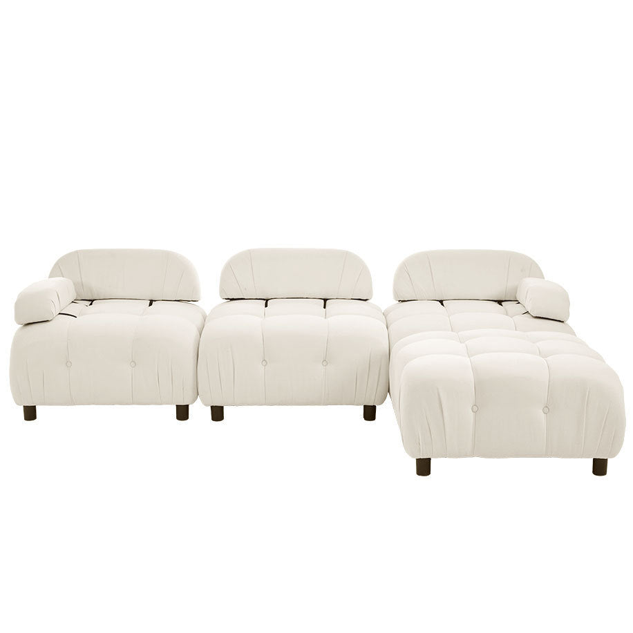 Sofa & Chair sets | Upholstery Modular Convertible Sectional Sofa, L Shaped Couch with Reversible Chaise | casafoyer.myshopify.com