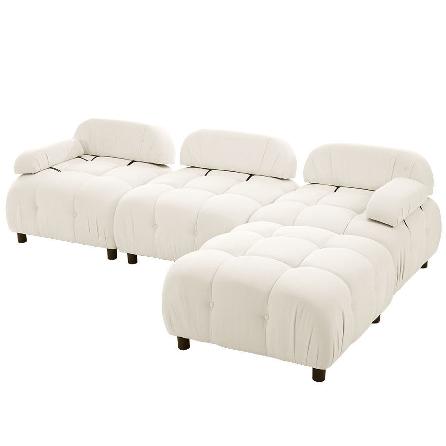 Sofa & Chair sets | Upholstery Modular Convertible Sectional Sofa, L Shaped Couch with Reversible Chaise | casafoyer.myshopify.com