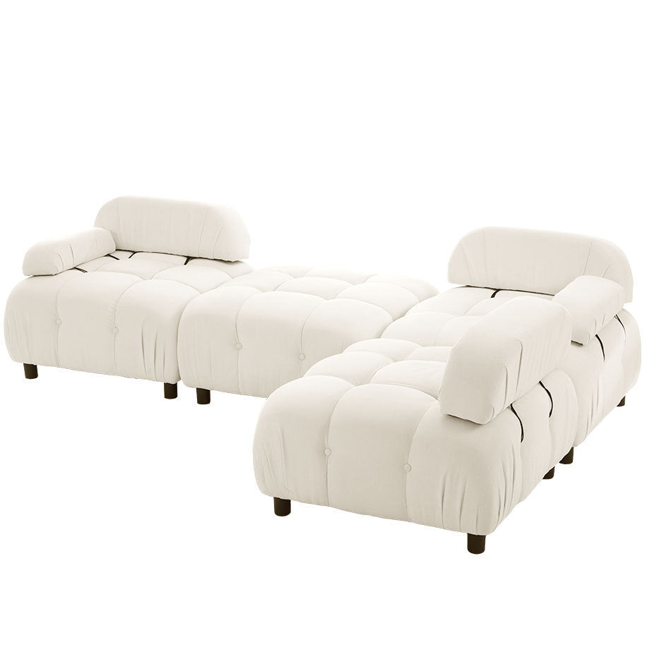 Sofa & Chair sets | Upholstery Modular Convertible Sectional Sofa, L Shaped Couch with Reversible Chaise | casafoyer.myshopify.com