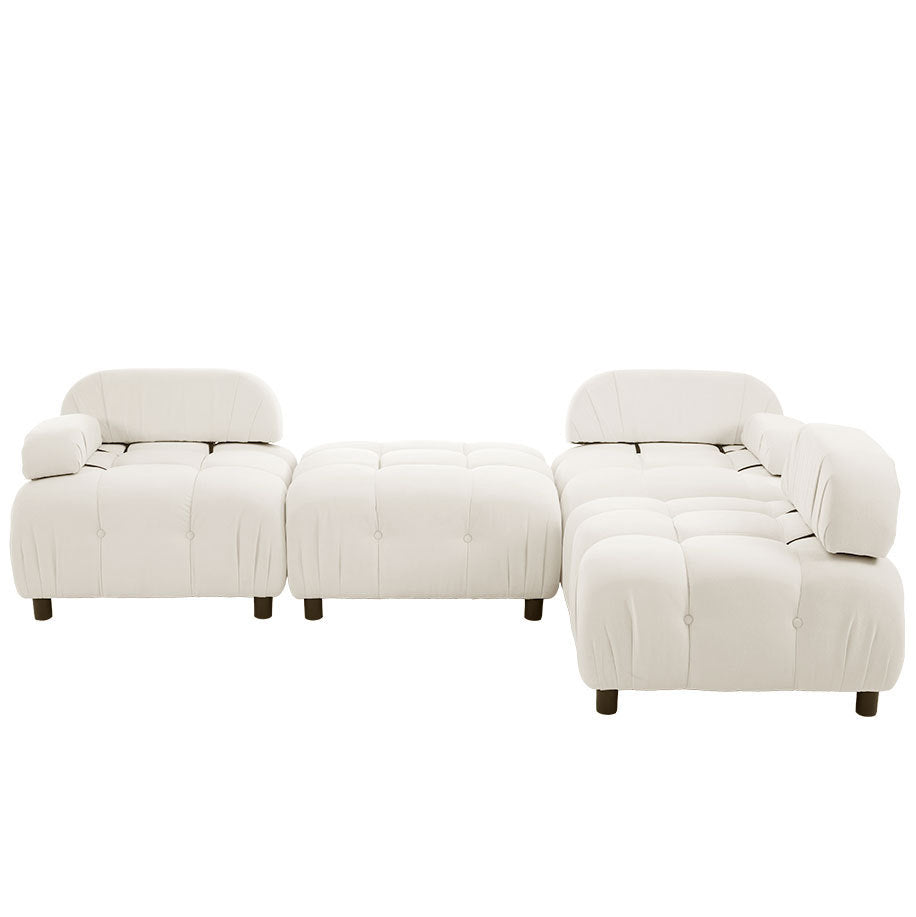 Sofa & Chair sets | Upholstery Modular Convertible Sectional Sofa, L Shaped Couch with Reversible Chaise | casafoyer.myshopify.com