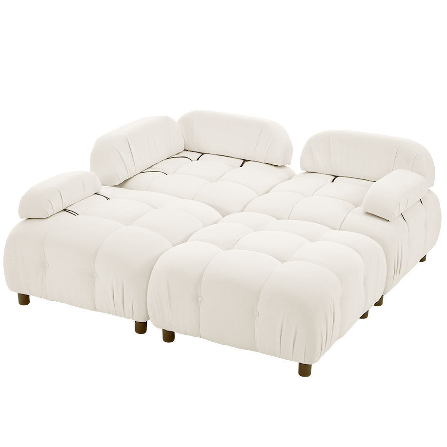 Sofa & Chair sets | Upholstery Modular Convertible Sectional Sofa, L Shaped Couch with Reversible Chaise | casafoyer.myshopify.com