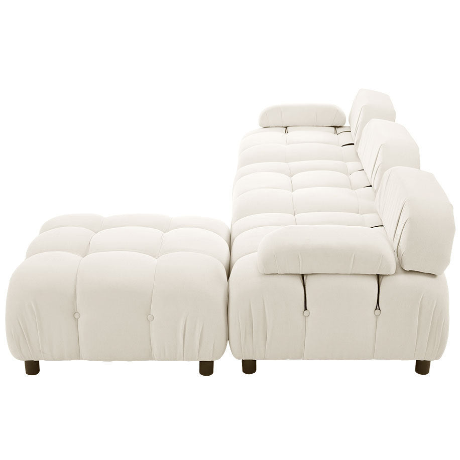 Sofa & Chair sets | Upholstery Modular Convertible Sectional Sofa, L Shaped Couch with Reversible Chaise | casafoyer.myshopify.com