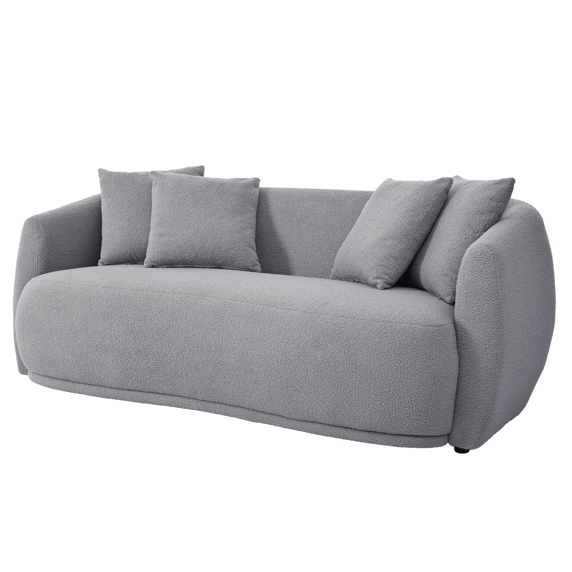 Sofa & Chair sets | Upholstered Sofa,Modern Arm Chair for Living Room and Bedroom,with 4 Pillows | casafoyer.myshopify.com