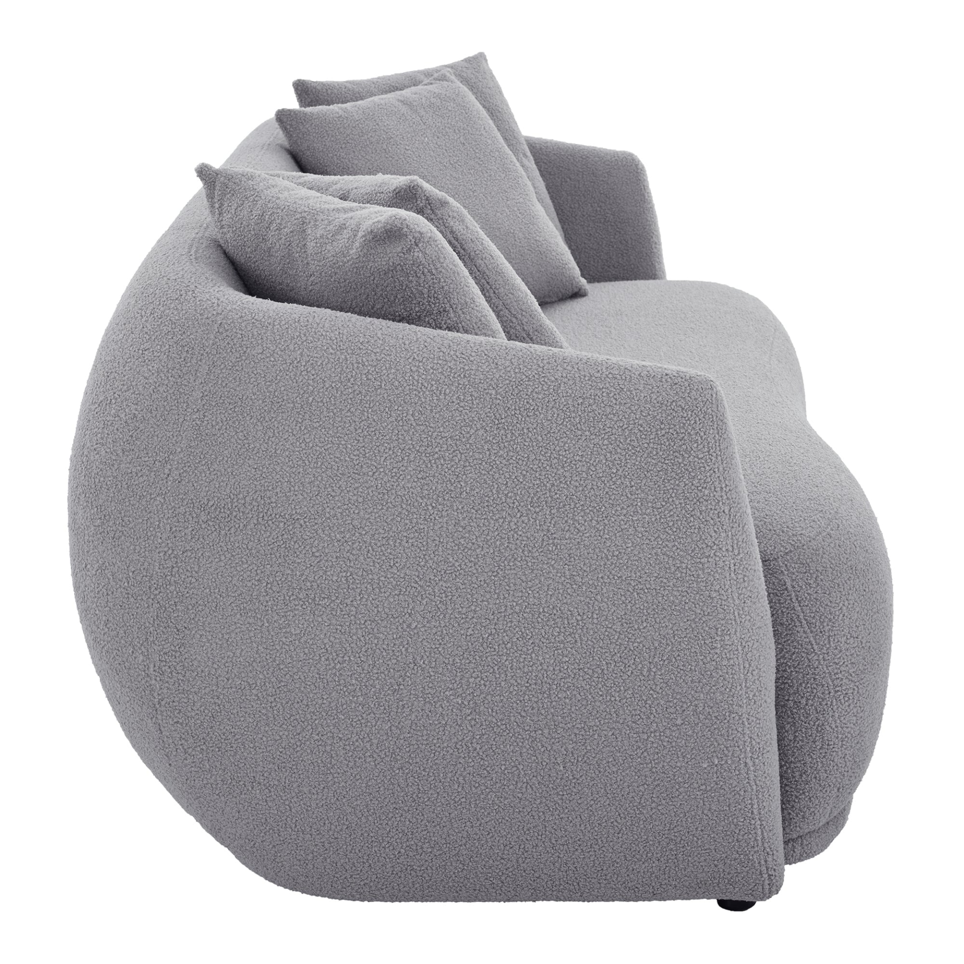 Sofa & Chair sets | Upholstered Sofa,Modern Arm Chair for Living Room and Bedroom,with 4 Pillows | casafoyer.myshopify.com