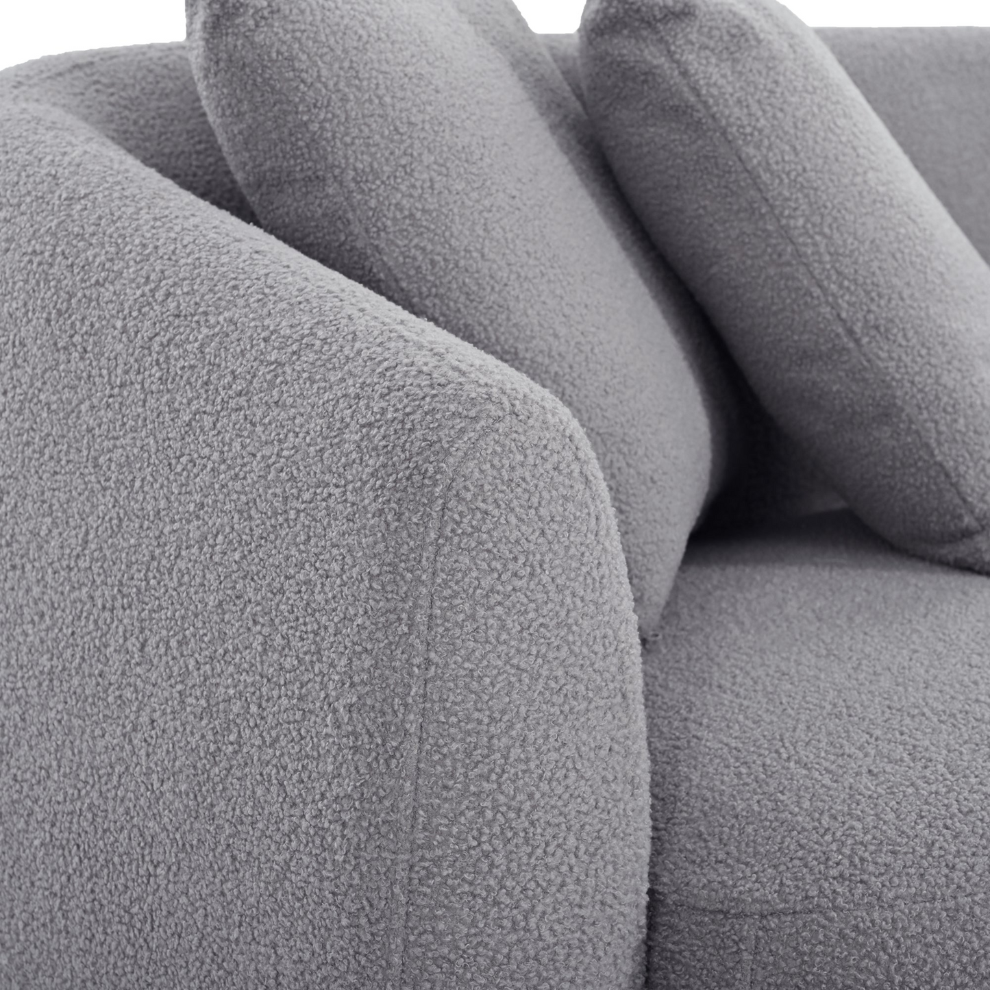 Sofa & Chair sets | Upholstered Sofa,Modern Arm Chair for Living Room and Bedroom,with 4 Pillows | casafoyer.myshopify.com