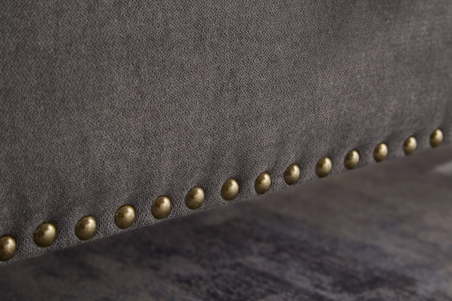 [product_type] | 59" Bed Bench with Storage Grey Fabric | casafoyer.myshopify.com