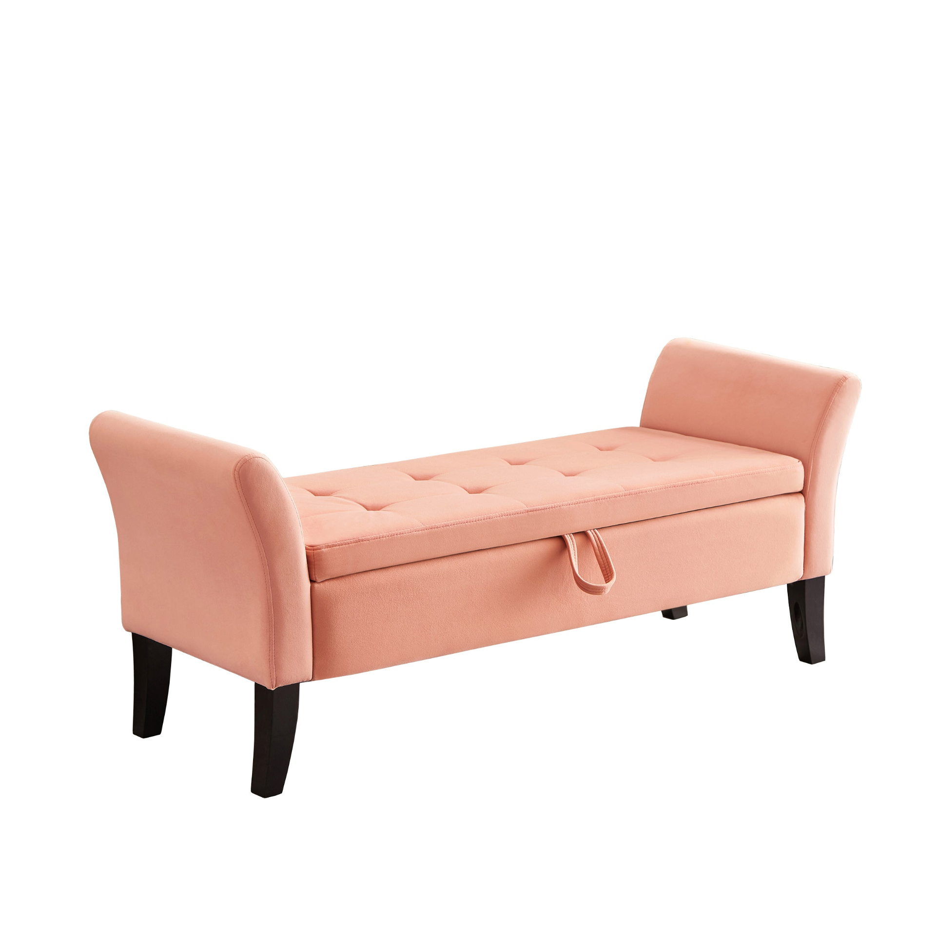 [product_type] | 51.5" Bed Bench with Storage Pinlk Velvet | casafoyer.myshopify.com