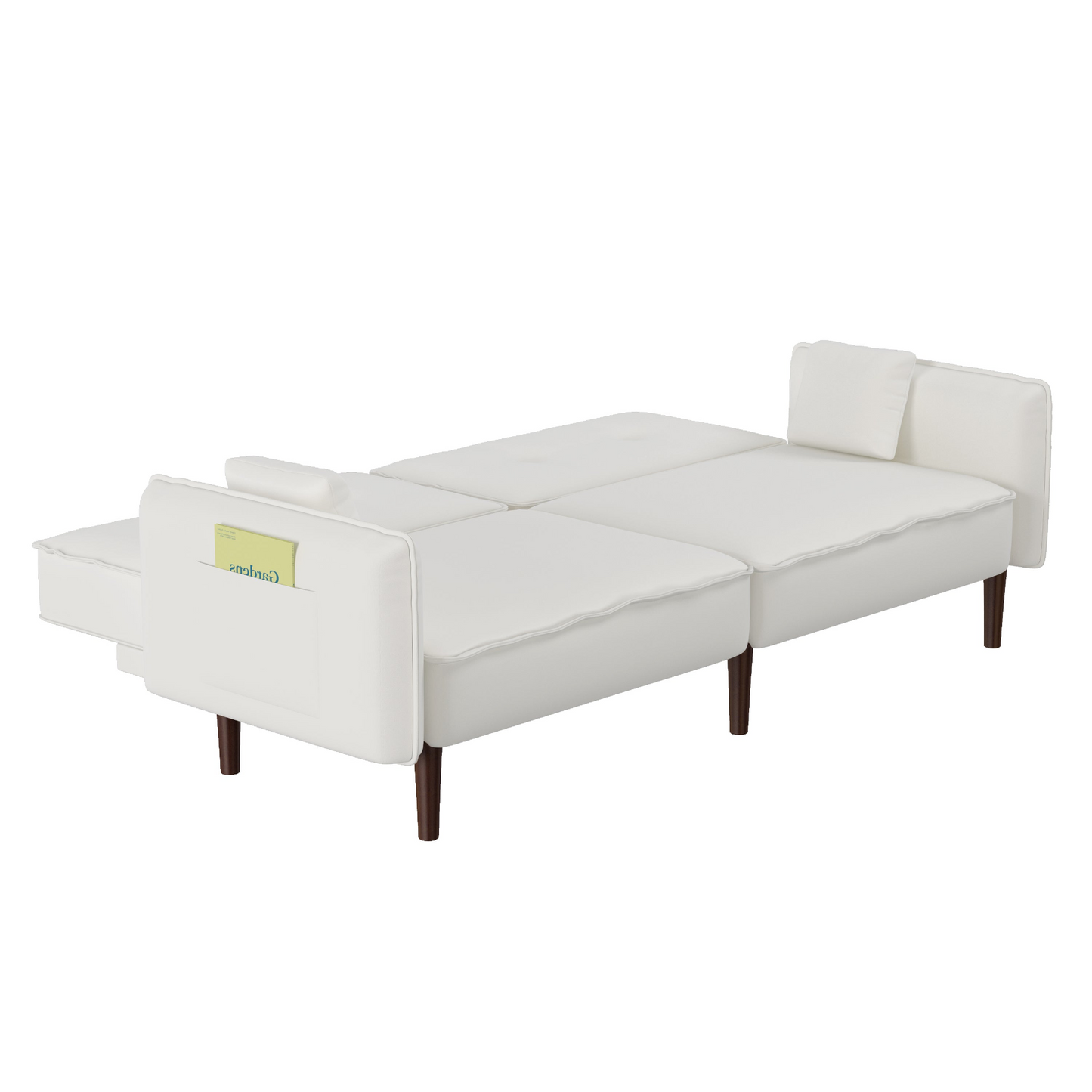 Sofa & Chair sets | Sofa bed in White Cotton Linen Fabric | casafoyer.myshopify.com