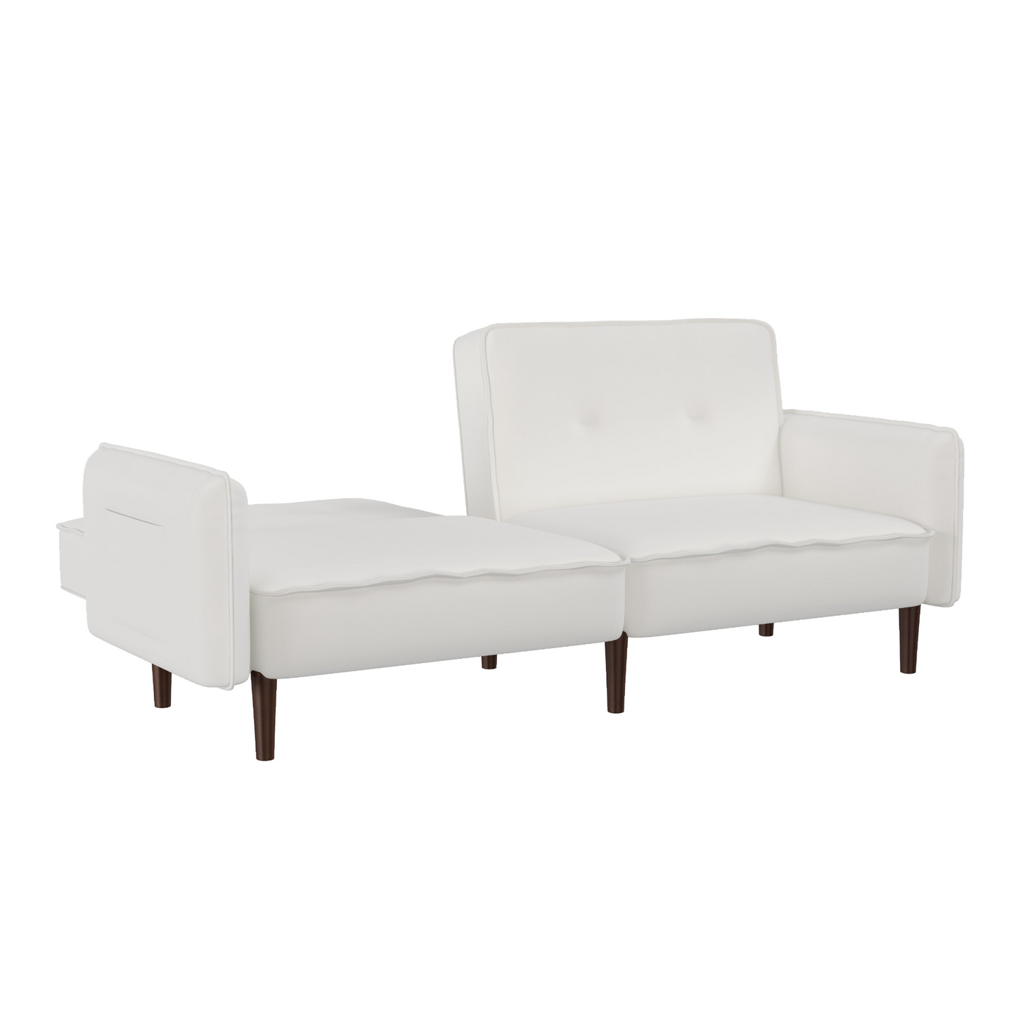 Sofa & Chair sets | Sofa bed in White Cotton Linen Fabric | casafoyer.myshopify.com