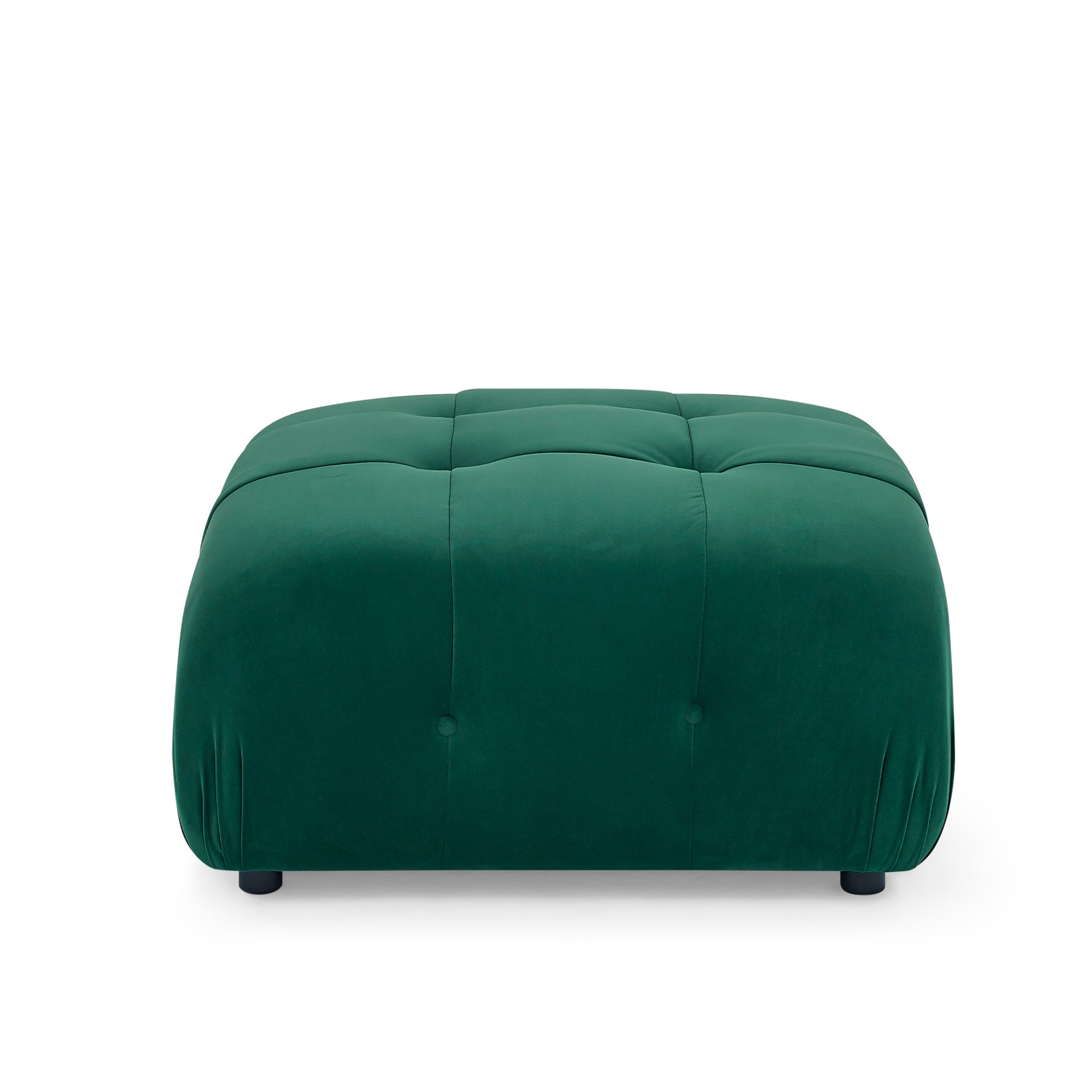 Sofa & Chair sets | Modular Sectional Sofa, Button Tufted Designed and DIY Combination,L Shaped Couch with Reversible Ottoman, Green Velvet | casafoyer.myshopify.com