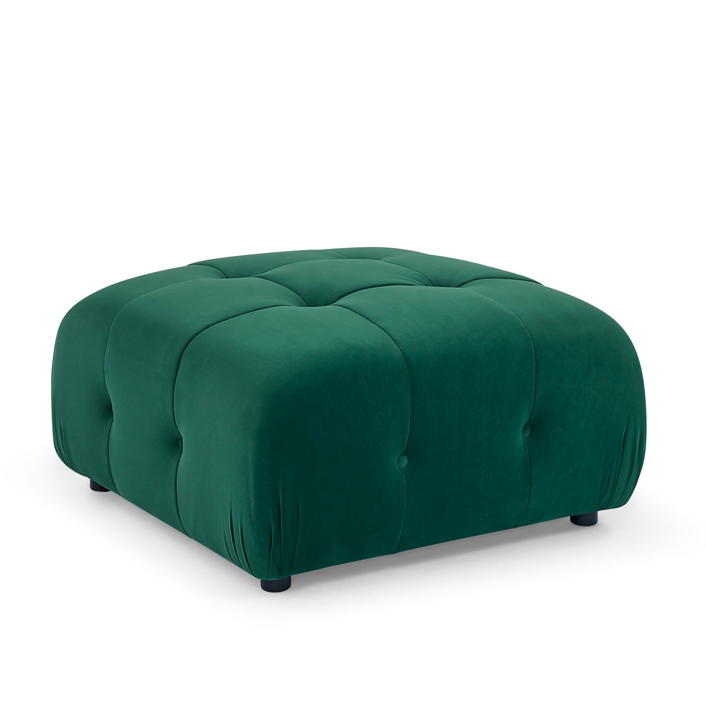 Sofa & Chair sets | Modular Sectional Sofa, Button Tufted Designed and DIY Combination,L Shaped Couch with Reversible Ottoman, Green Velvet | casafoyer.myshopify.com