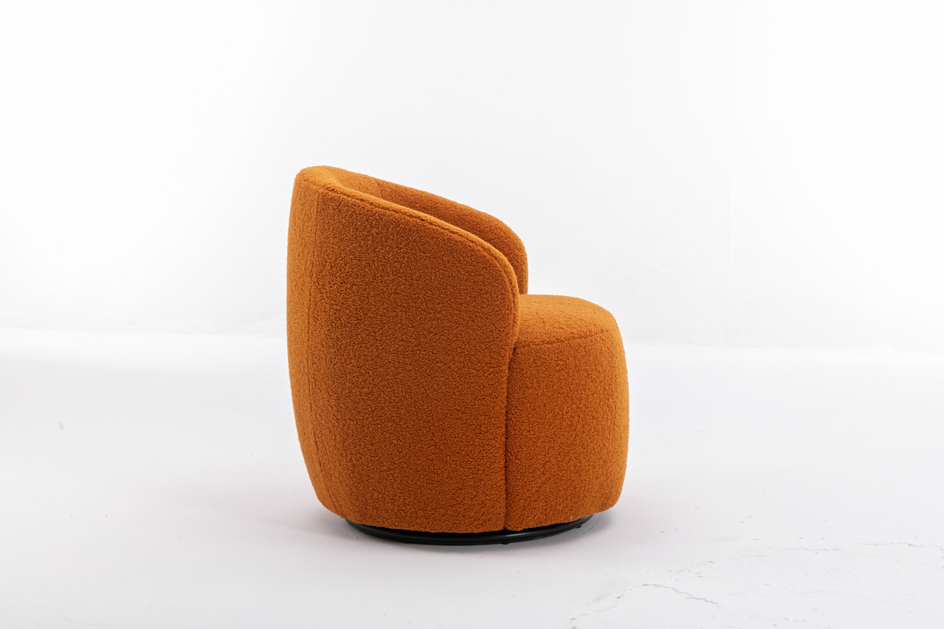 Sofa & Chair sets | Teddy Fabric Swivel Accent Armchair Barrel Chair - Caramel | casafoyer.myshopify.com