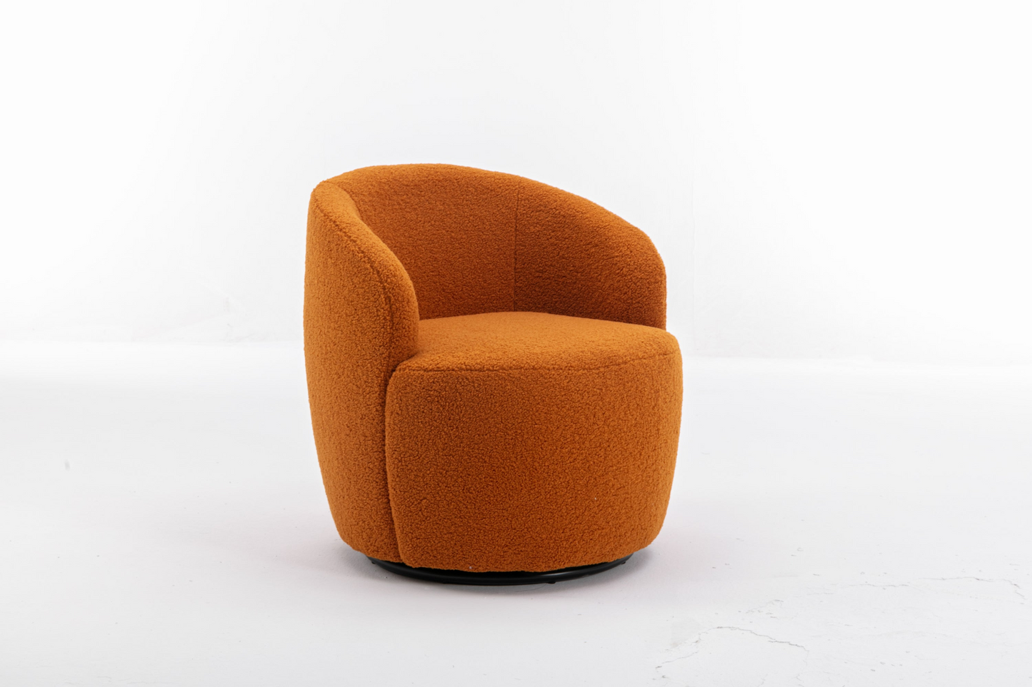 Sofa & Chair sets | Teddy Fabric Swivel Accent Armchair Barrel Chair - Caramel | casafoyer.myshopify.com