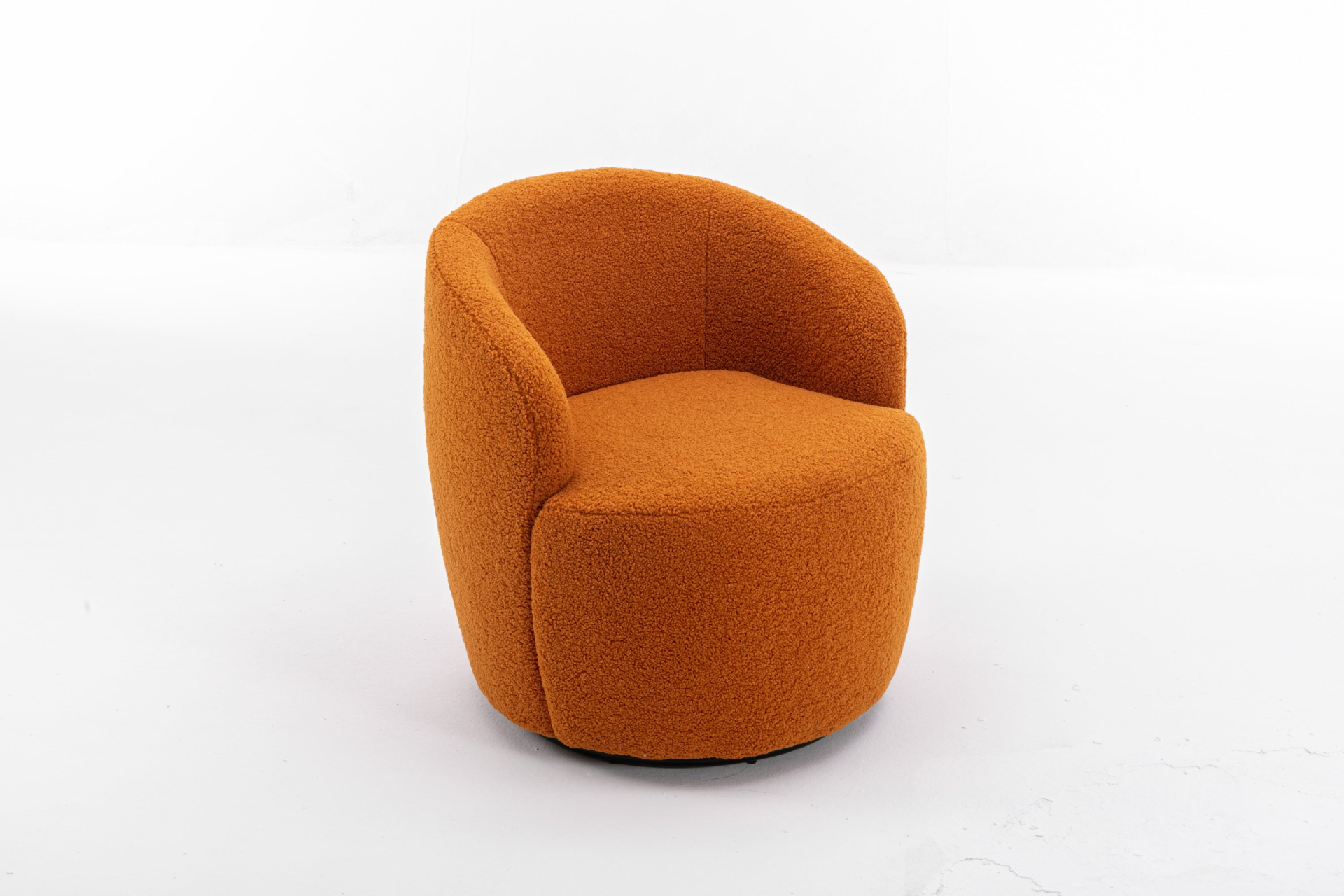 Sofa & Chair sets | Teddy Fabric Swivel Accent Armchair Barrel Chair - Caramel | casafoyer.myshopify.com