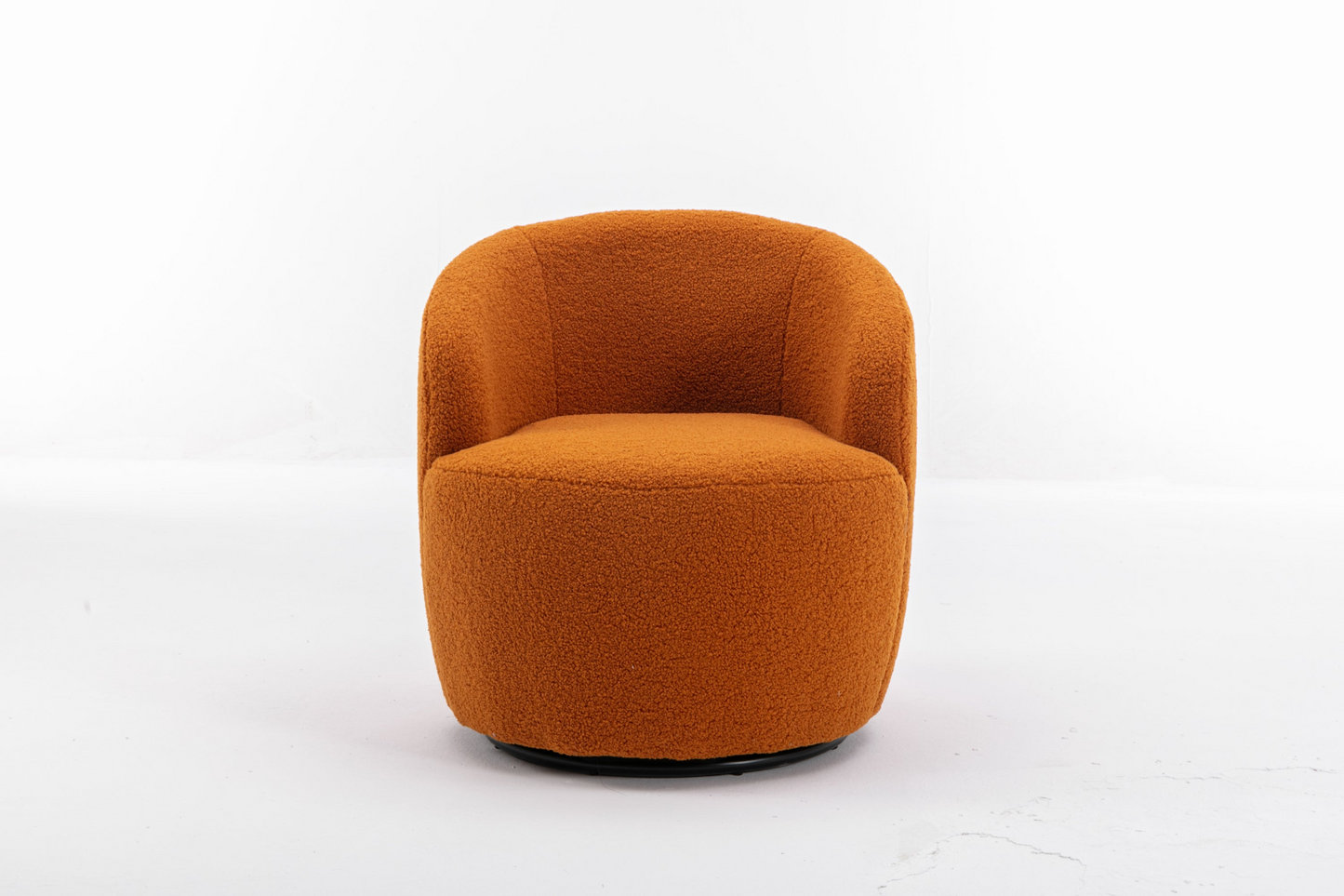 Sofa & Chair sets | Teddy Fabric Swivel Accent Armchair Barrel Chair - Caramel | casafoyer.myshopify.com