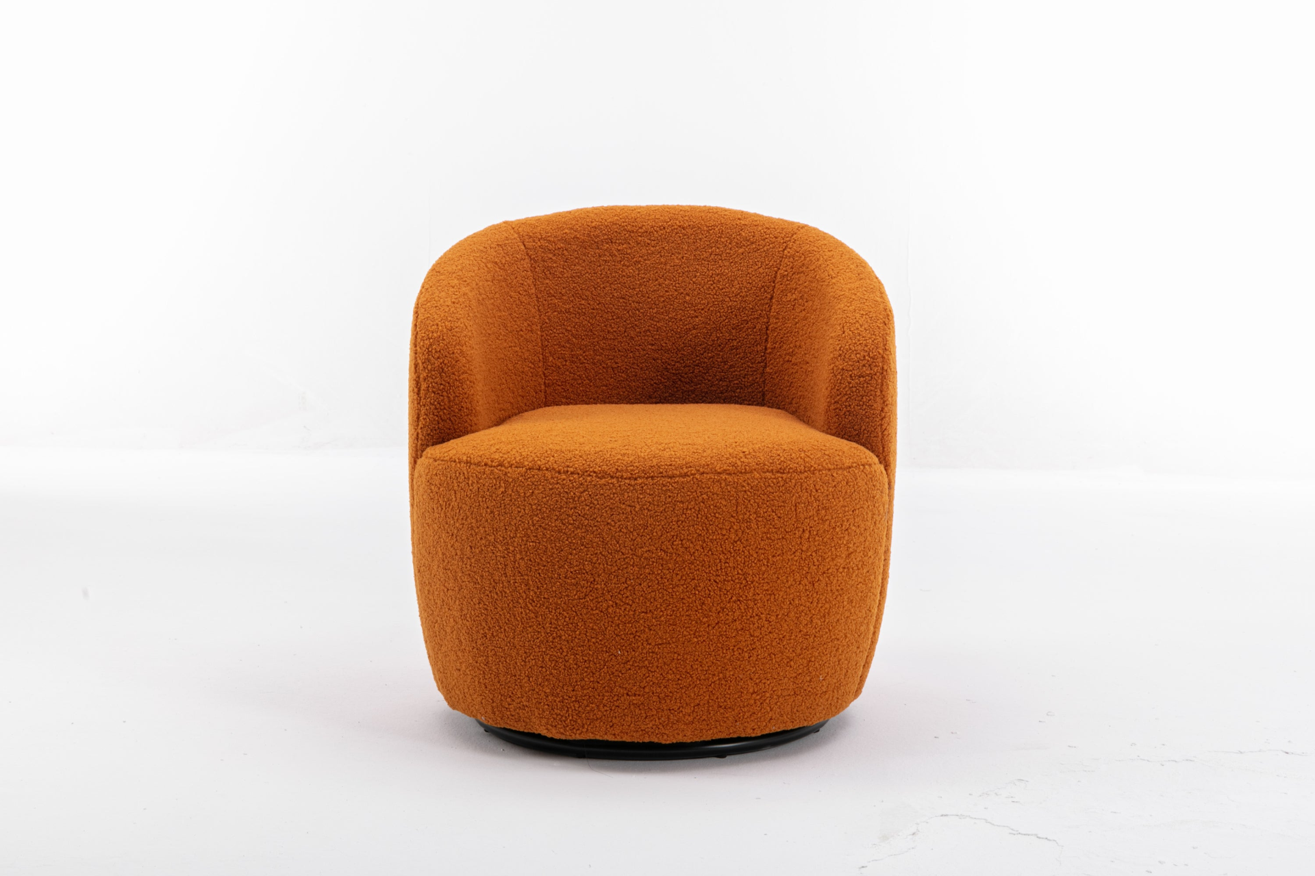 Sofa & Chair sets | Teddy Fabric Swivel Accent Armchair Barrel Chair - Caramel | casafoyer.myshopify.com