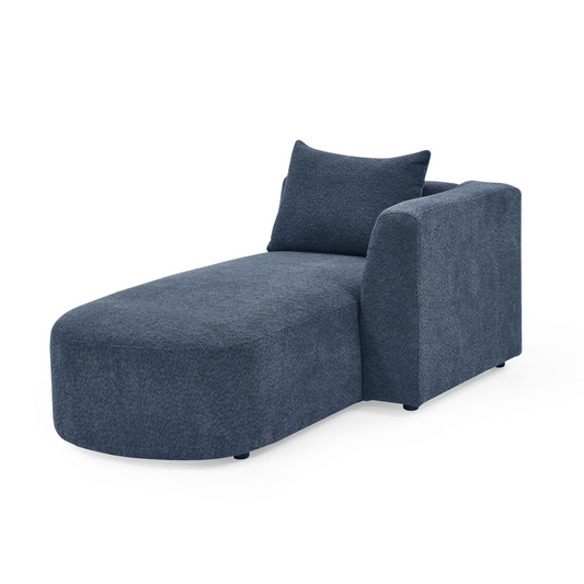 Sofa & Chair sets | Left Chaise for Modular Sofa - Navy | Adjustable Sectional Couch | casafoyer.myshopify.com