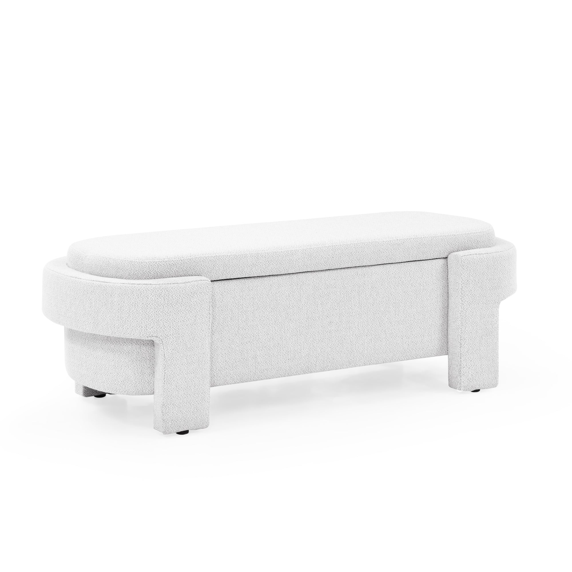 Sofa & Chair sets | Linen Fabric Upholstered Bench with Large Storage Space for the Living Room, Entryway and Bedroom,White,( 51.5''x20.5''x17'' ) | casafoyer.myshopify.com