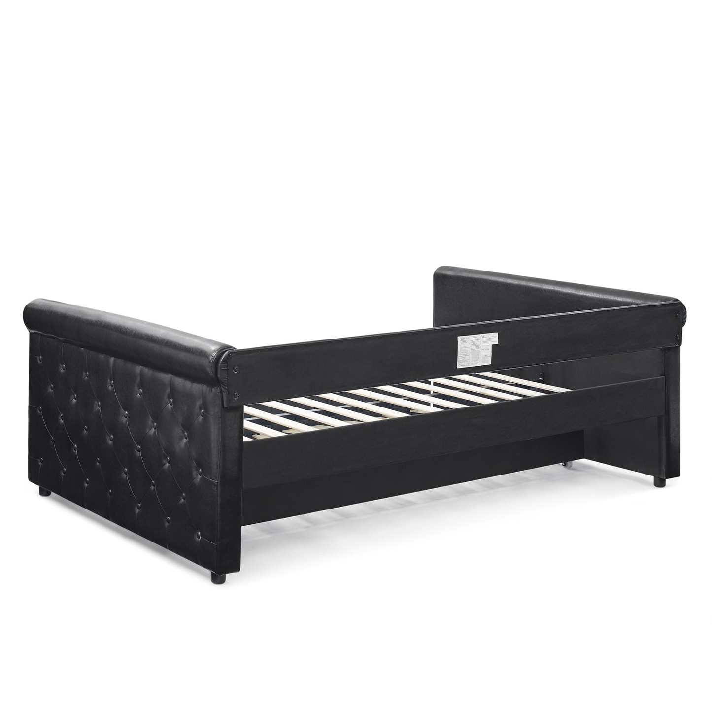 Patio Furntiure Sets | Daybed with Trundle Upholstered Tufted Sofa Bed, Full Daybed & Twin Trundle | casafoyer.myshopify.com