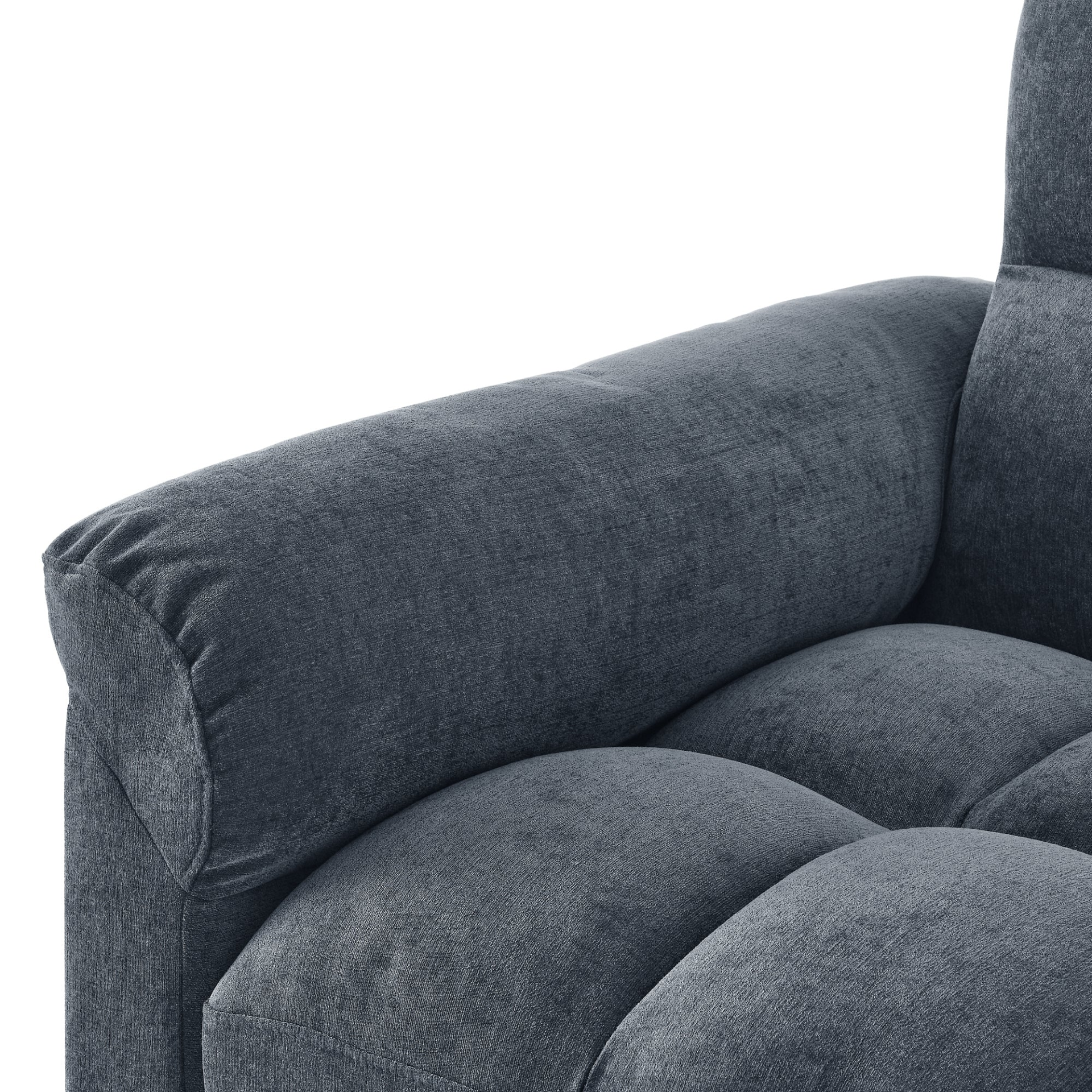 Sofa & Chair sets | Loveseats Sofa Bed with Pull-out Bed,Adjsutable Back,Blue+ Grey | casafoyer.myshopify.com