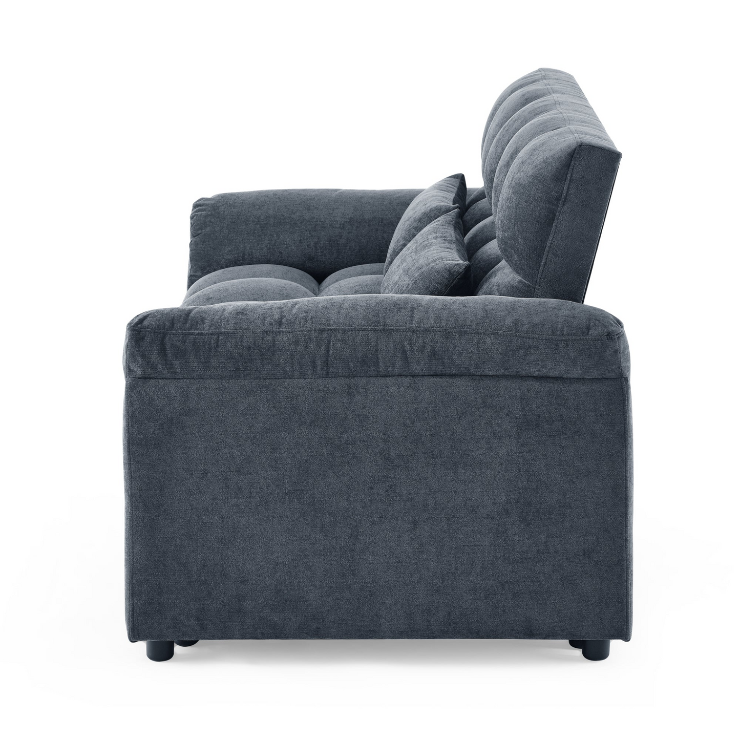 Sofa & Chair sets | Loveseats Sofa Bed with Pull-out Bed,Adjsutable Back,Blue+ Grey | casafoyer.myshopify.com