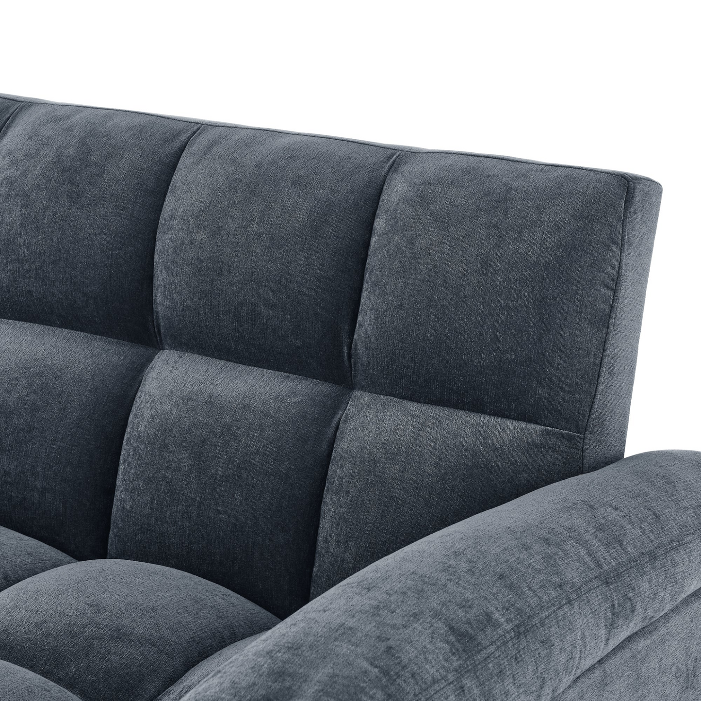 Sofa & Chair sets | Loveseats Sofa Bed with Pull-out Bed,Adjsutable Back,Blue+ Grey | casafoyer.myshopify.com