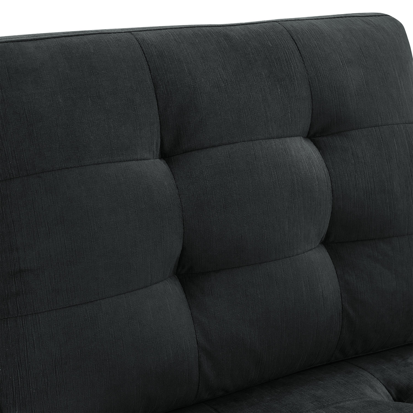 Sofa & Chair sets | U shape Modular Sectional Sofa,DIY Combination,includes Seven Single Chair,Four Corner and One Ottoman,Black Velvet. | casafoyer.myshopify.com