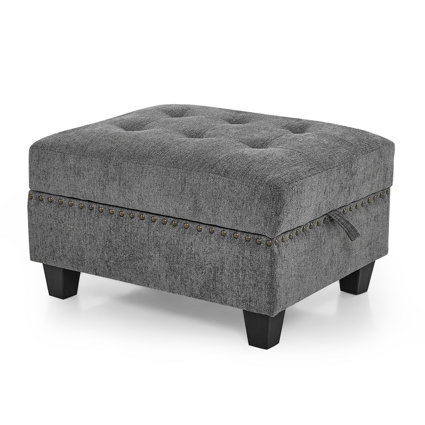 Sofa & Chair sets | L Shape Modular Sectional Sofa - Grey Chenille | DIY Combination | casafoyer.myshopify.com