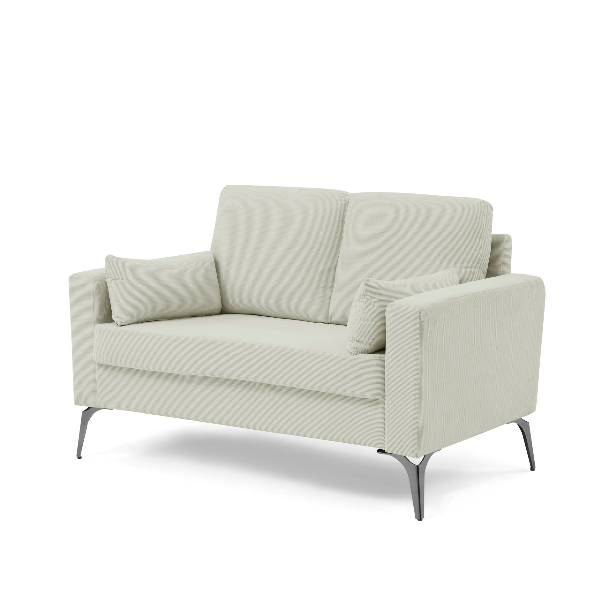 Sofa & Chair sets | 3 Piece Living Room Sofa Set, including 3-Seater Sofa, Loveseat and Sofa Chair, with Two Small Pillows, Corduroy Beige | casafoyer.myshopify.com