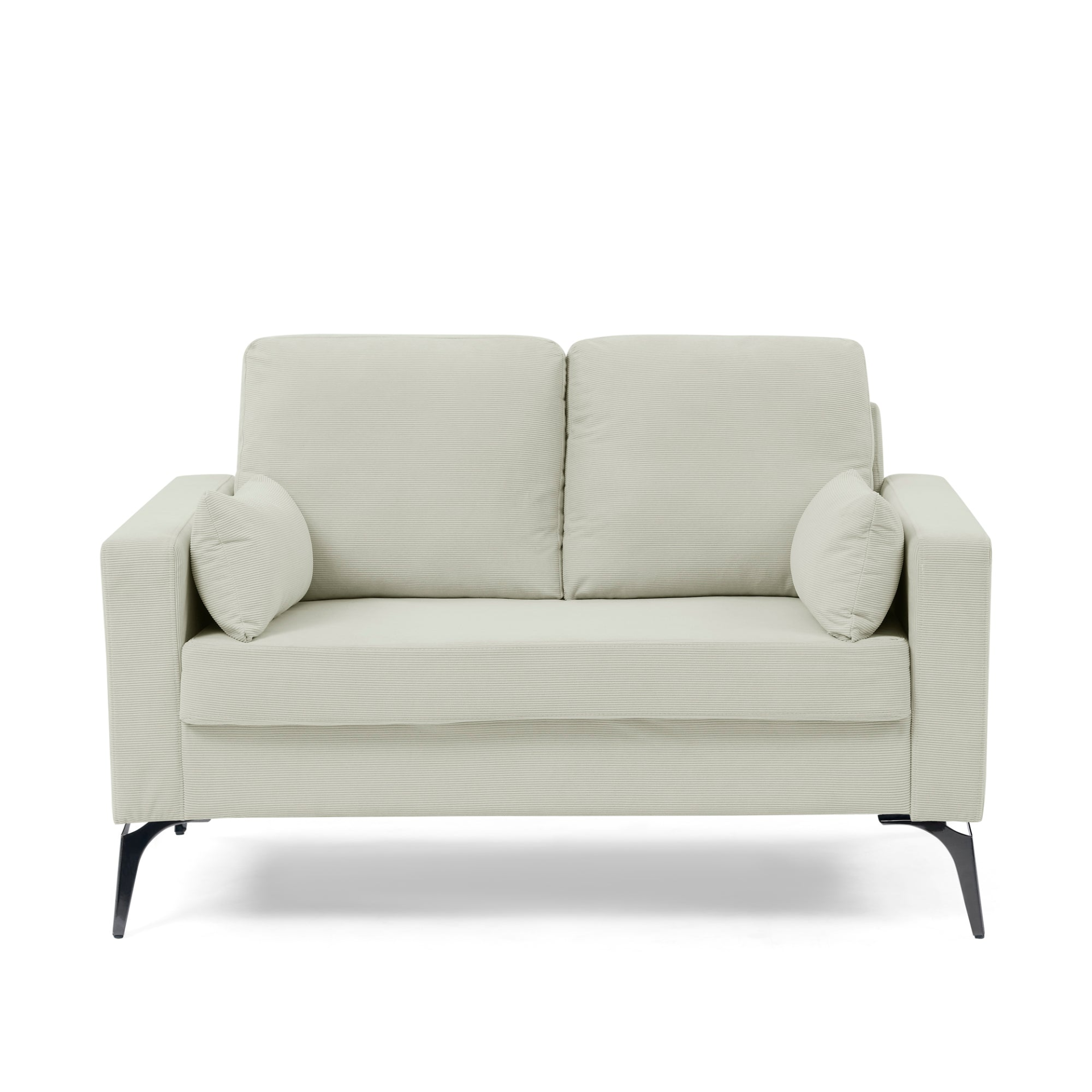 Sofa & Chair sets | 3 Piece Living Room Sofa Set, including 3-Seater Sofa, Loveseat and Sofa Chair, with Two Small Pillows, Corduroy Beige | casafoyer.myshopify.com