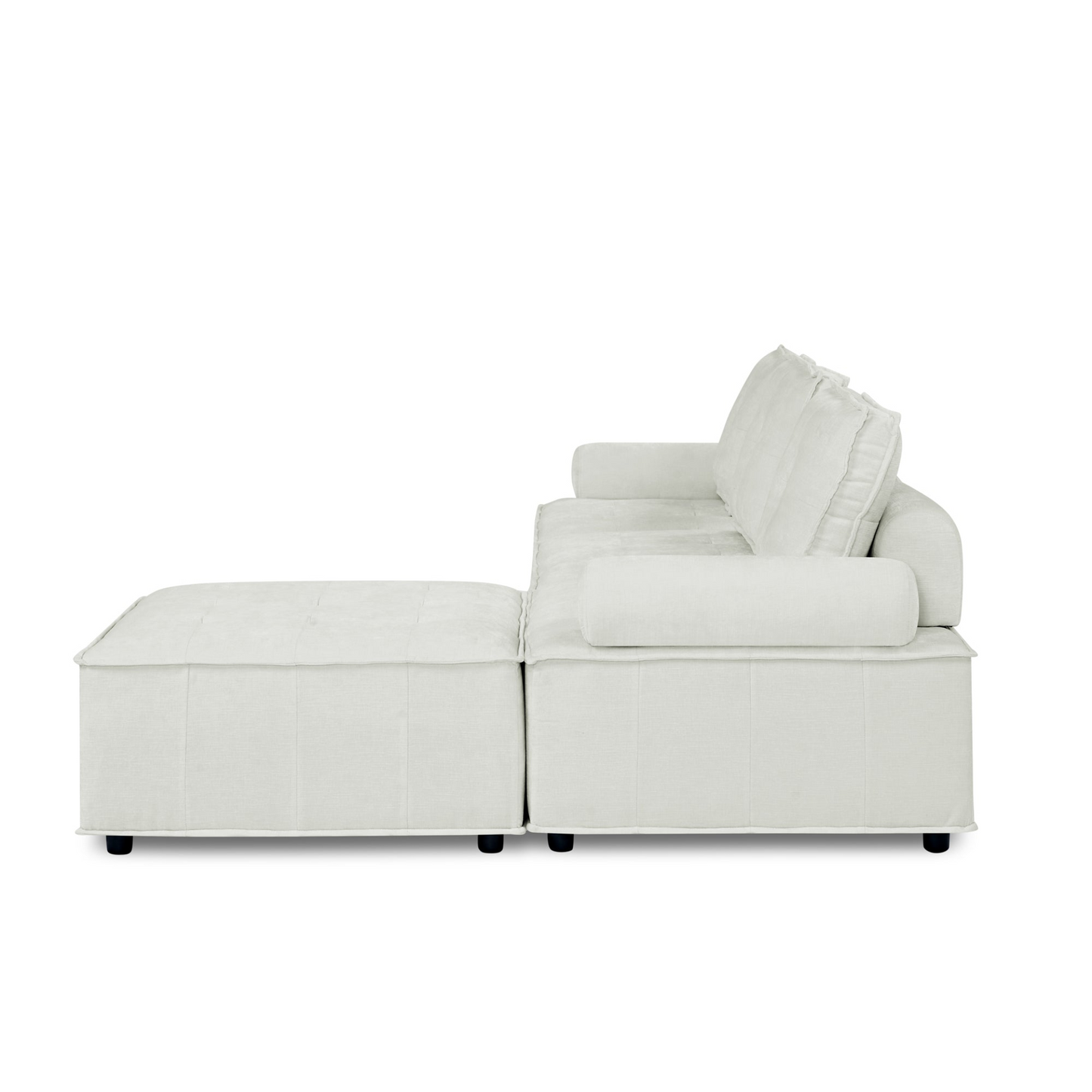 Sofa & Chair sets | L-Shape Modular Sectional Sofa, DIY Combination, Chenille | casafoyer.myshopify.com