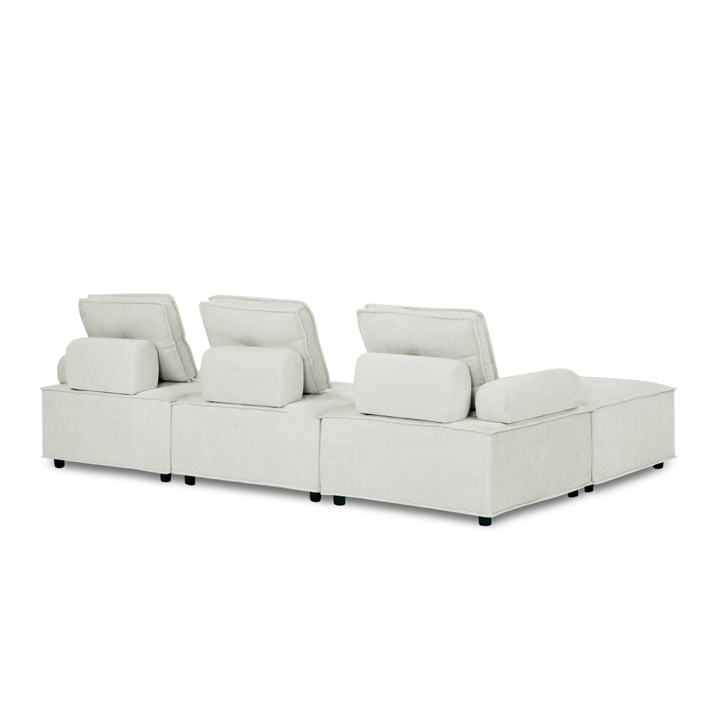 Sofa & Chair sets | L-Shape Modular Sectional Sofa, DIY Combination, Chenille | casafoyer.myshopify.com