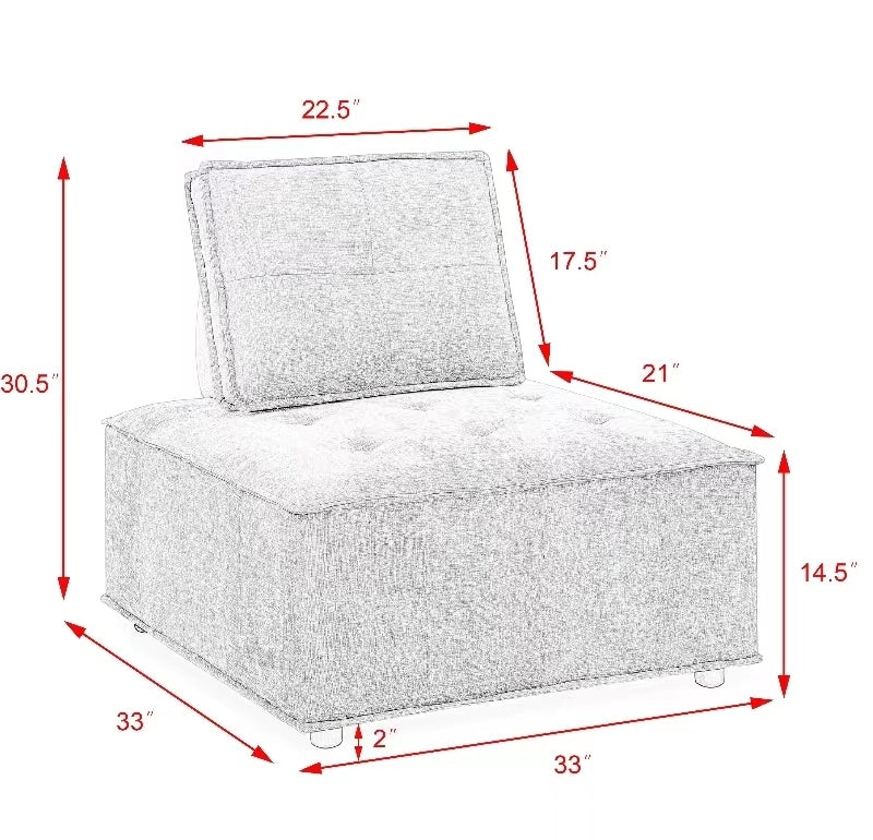 Sofa & Chair sets | L-Shape Modular Sectional Sofa, DIY Combination, Chenille | casafoyer.myshopify.com