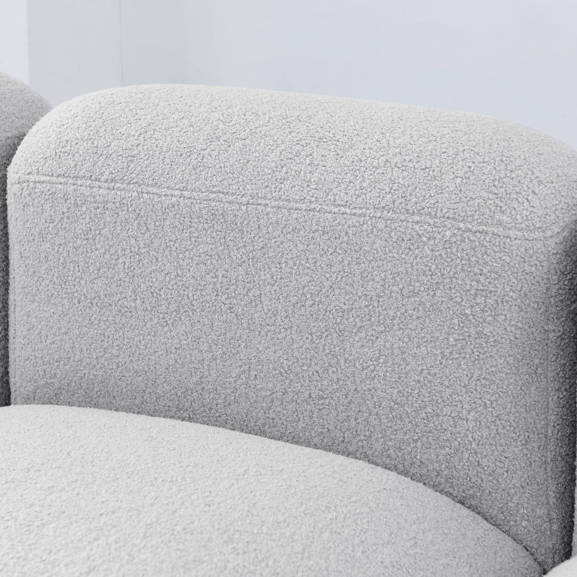 Sofa & Chair sets | L-Shape Modular Sectional Sofa, DIY Combination, Teddy Fabric, Grey - Comfort and Versatility for Your Home | casafoyer.myshopify.com