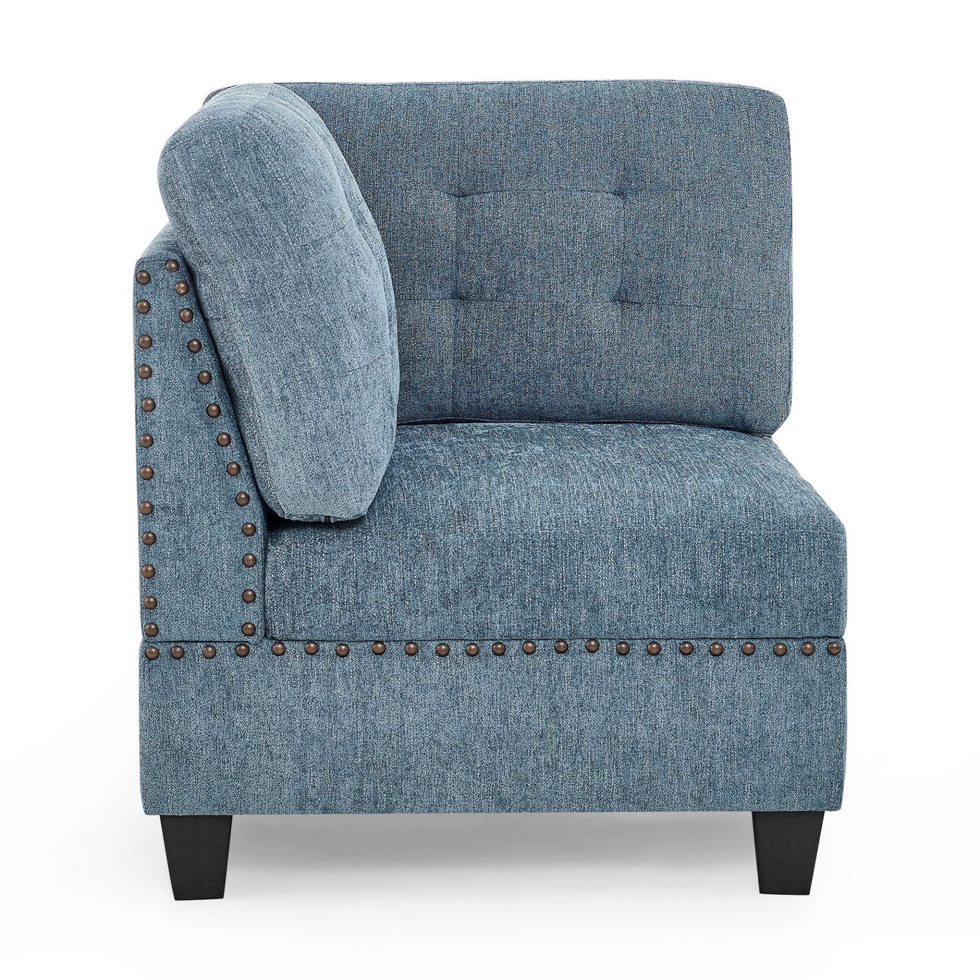 Sofa & Chair sets | Corner Sofa for Modular Sectional - Navy Chenille (31.5"x31.5"x36.5") | casafoyer.myshopify.com