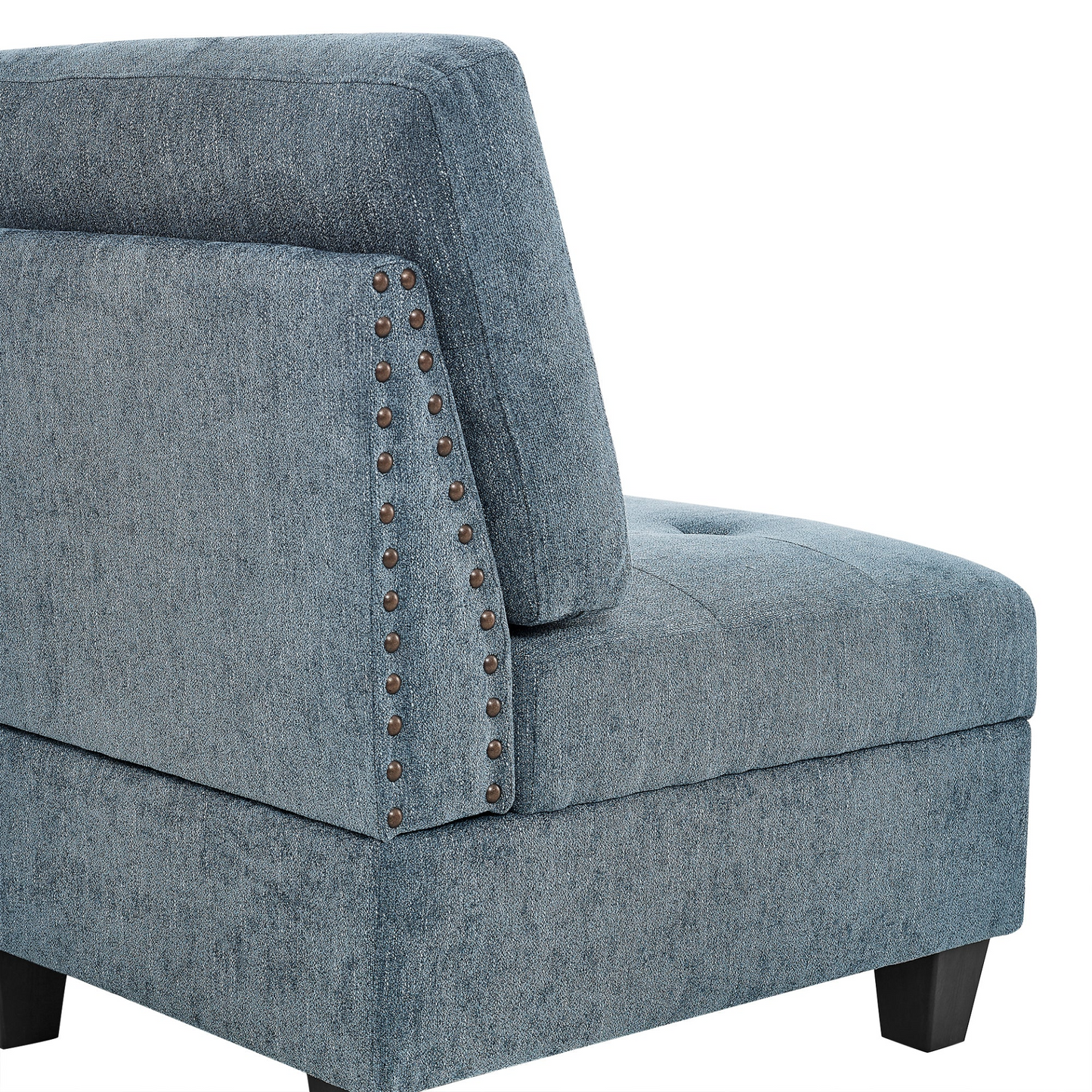 Sofa & Chair sets | Corner Sofa for Modular Sectional - Navy Chenille (31.5"x31.5"x36.5") | casafoyer.myshopify.com