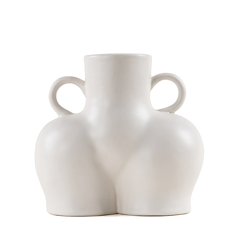 Flower Vases | CasaFoyer Nordic Human-Shaped Ceramic Flower Vase - Modern Scandinavian Decor | casafoyer.myshopify.com