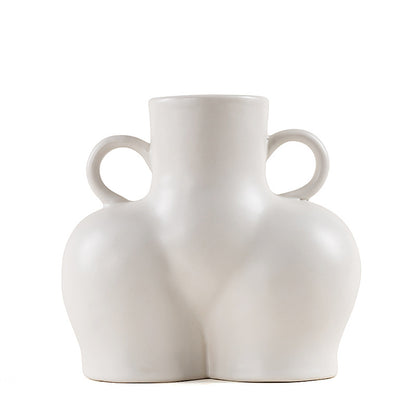 Flower Vases | CasaFoyer Nordic Human-Shaped Ceramic Flower Vase - Modern Scandinavian Decor | casafoyer.myshopify.com