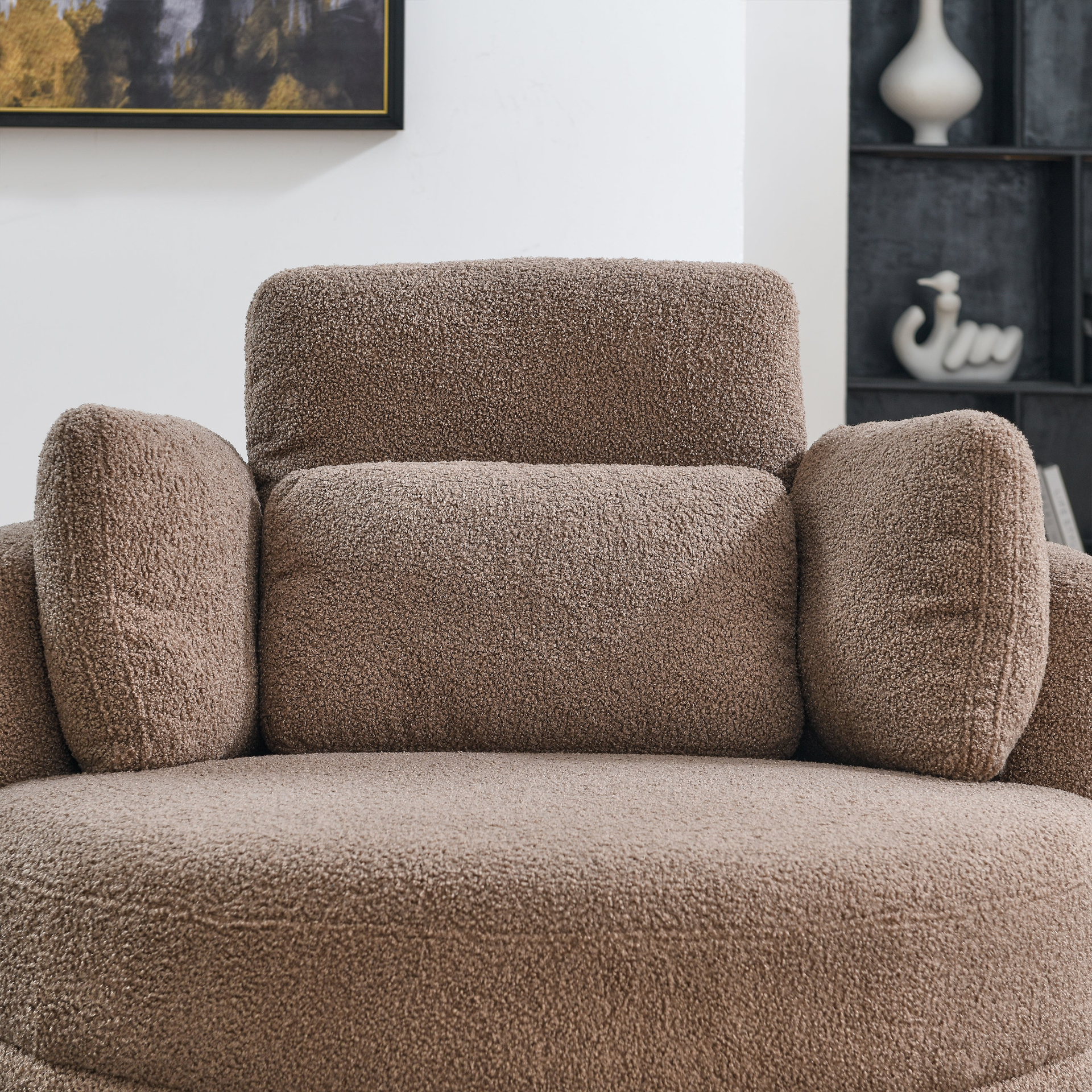 [product_type] | 39"W Oversized Swivel Chair with Storage Ottoman for Living Room | casafoyer.myshopify.com