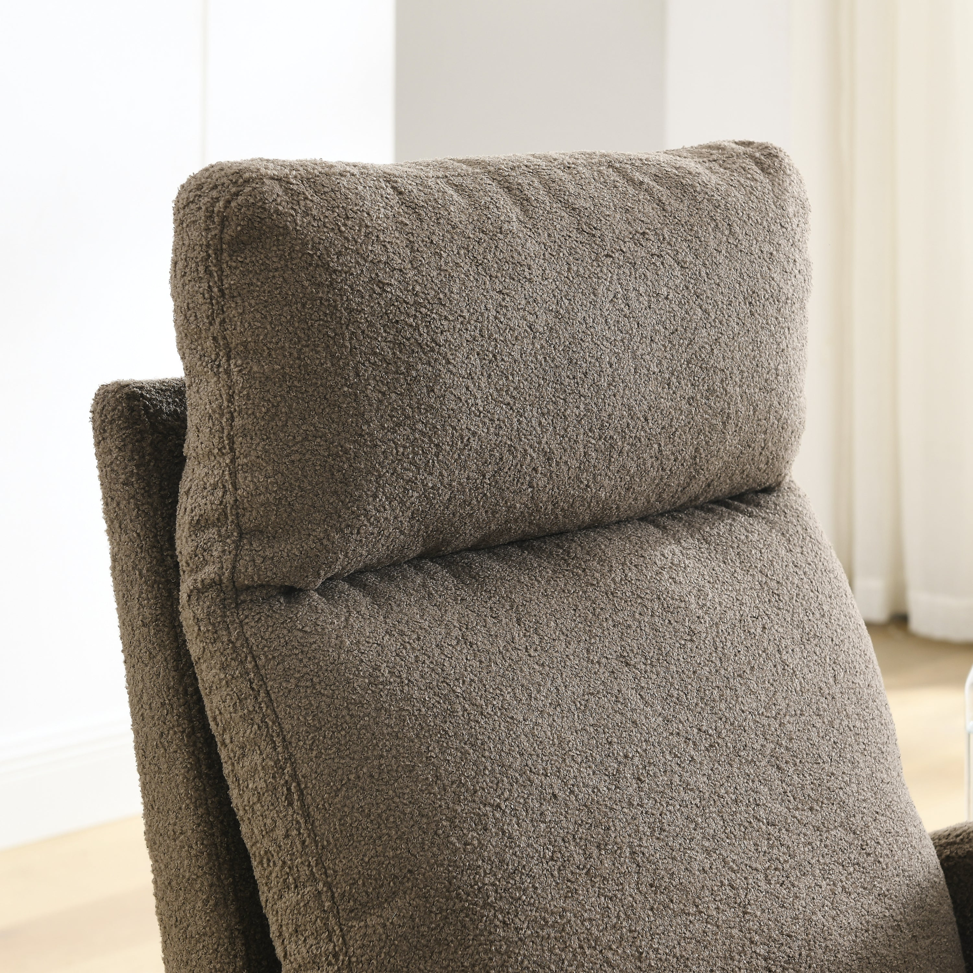 [product_type] | 27.6"W Modern Accent High Backrest Living Room Lounge Arm Rocking Chair, Two Side Pocket | casafoyer.myshopify.com