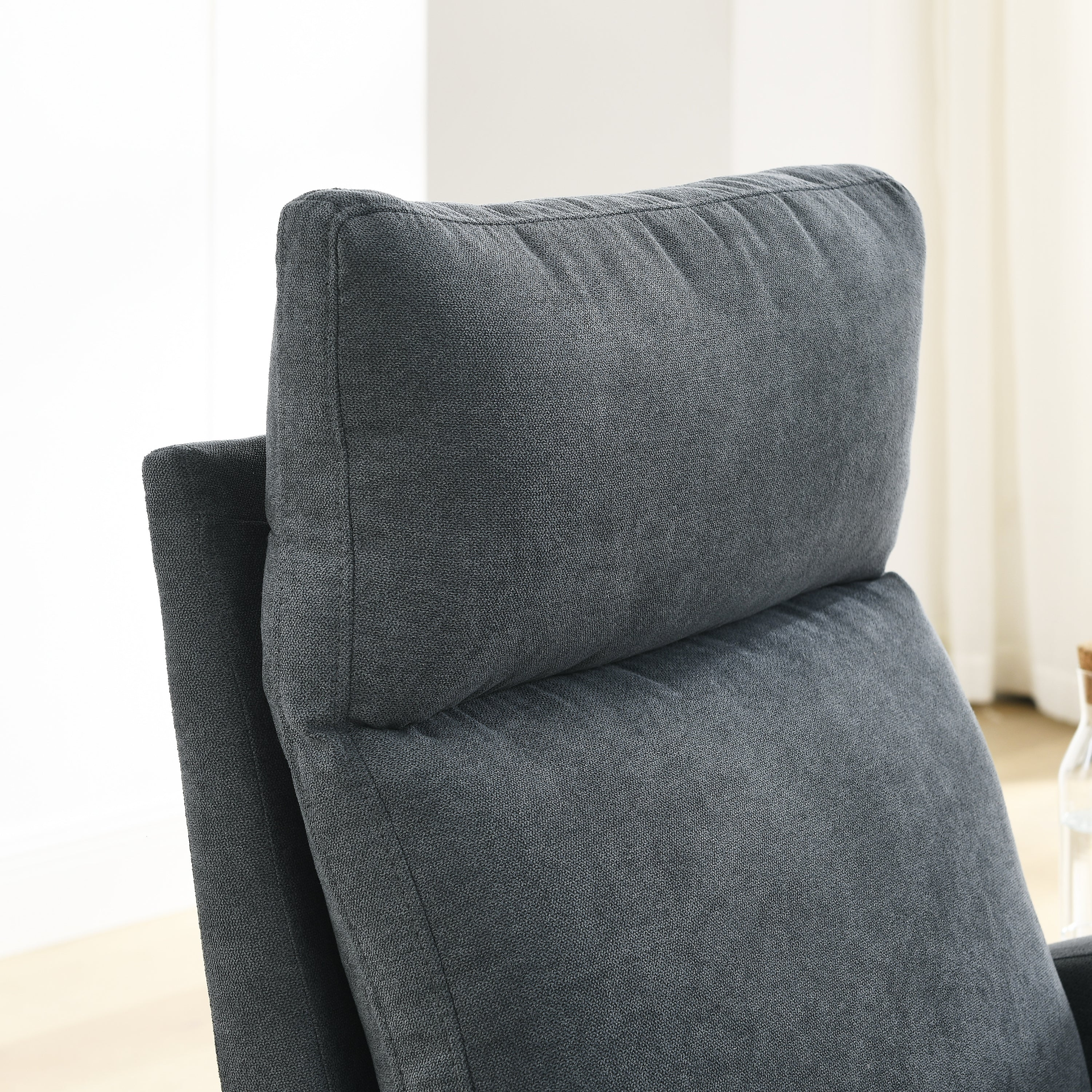 Sofa & Chair sets | Modern Accent High Backrest Living Room Lounge Arm Rocking Chair, Two Side Pocket | casafoyer.myshopify.com